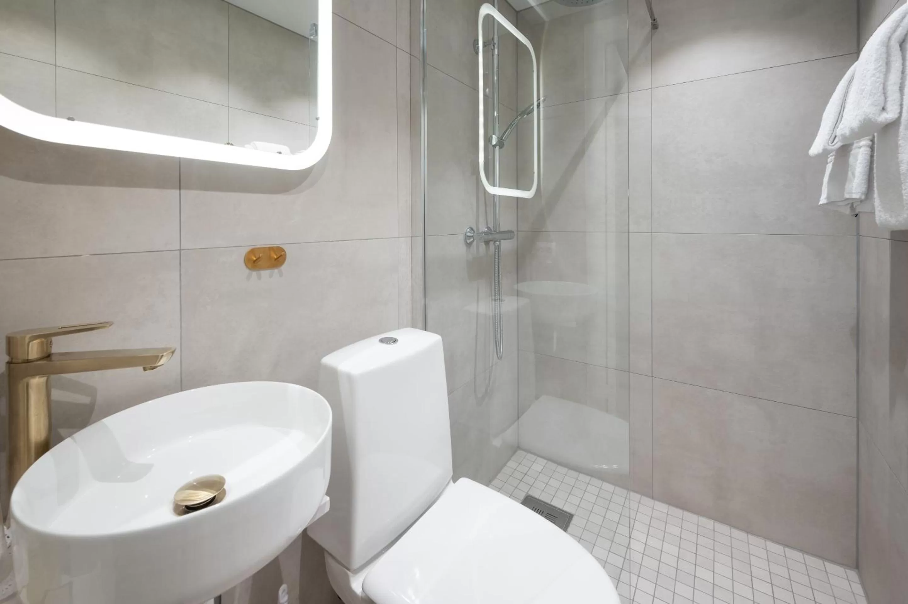 Shower in GamlaVærket Gjæstgiveri og Tracteringssted