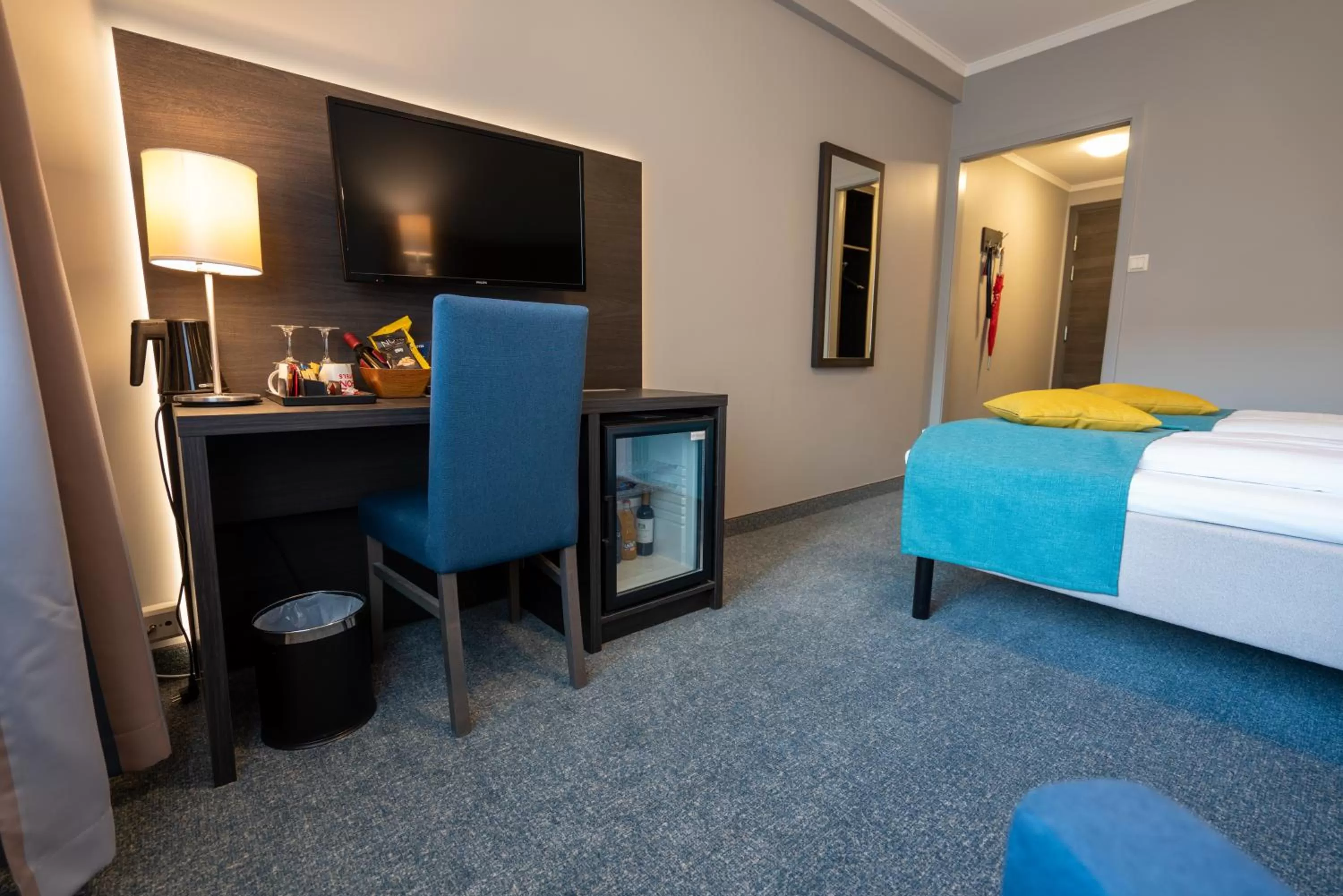 Photo of the whole room, Bed in Thon Partner Hotel Måløy