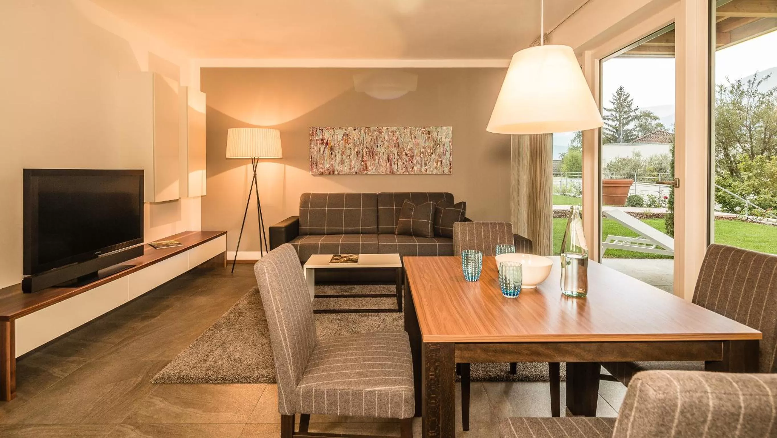 Living room in Hidalgo Suites