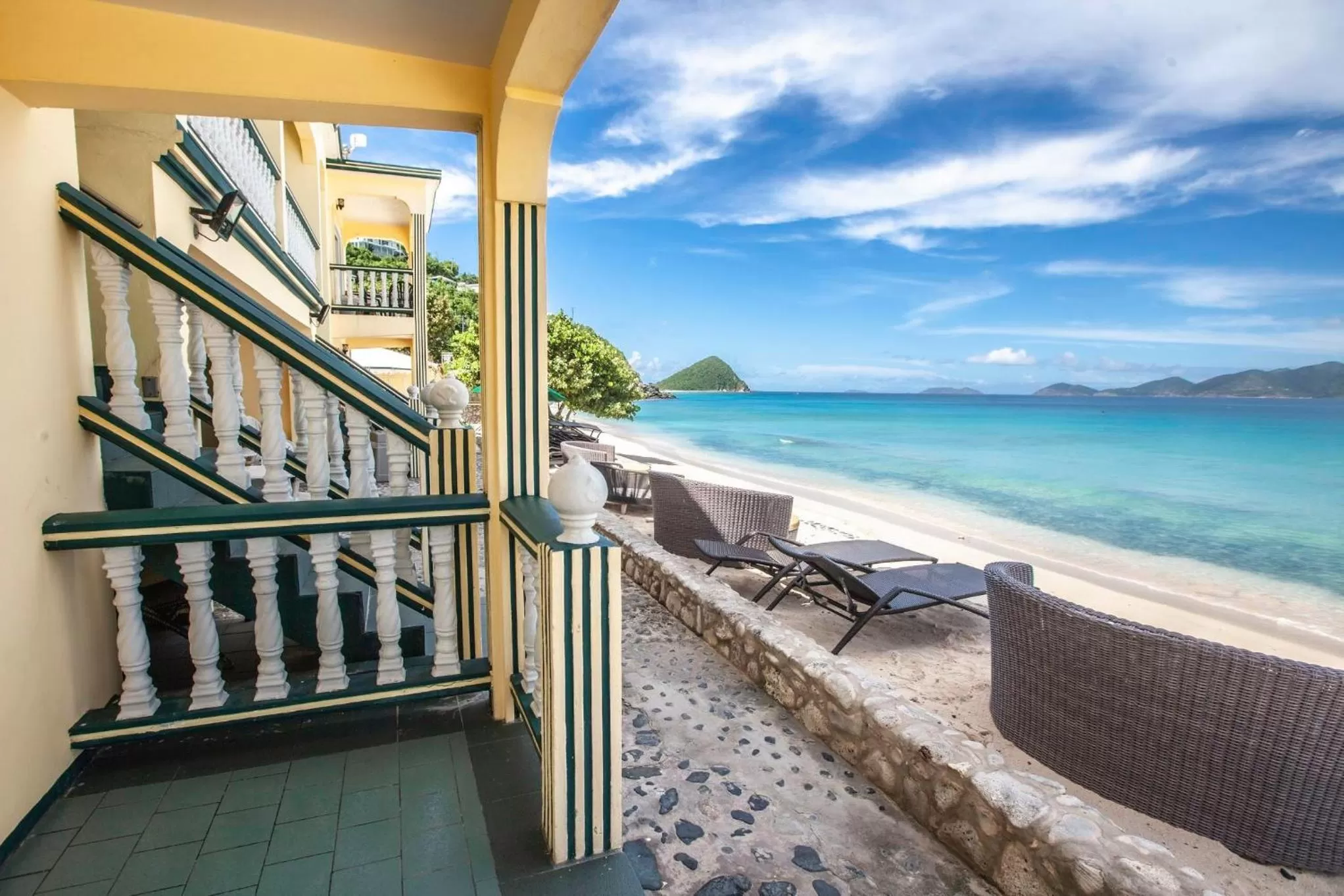 Balcony/Terrace in Sebastian's on the beach hotel
