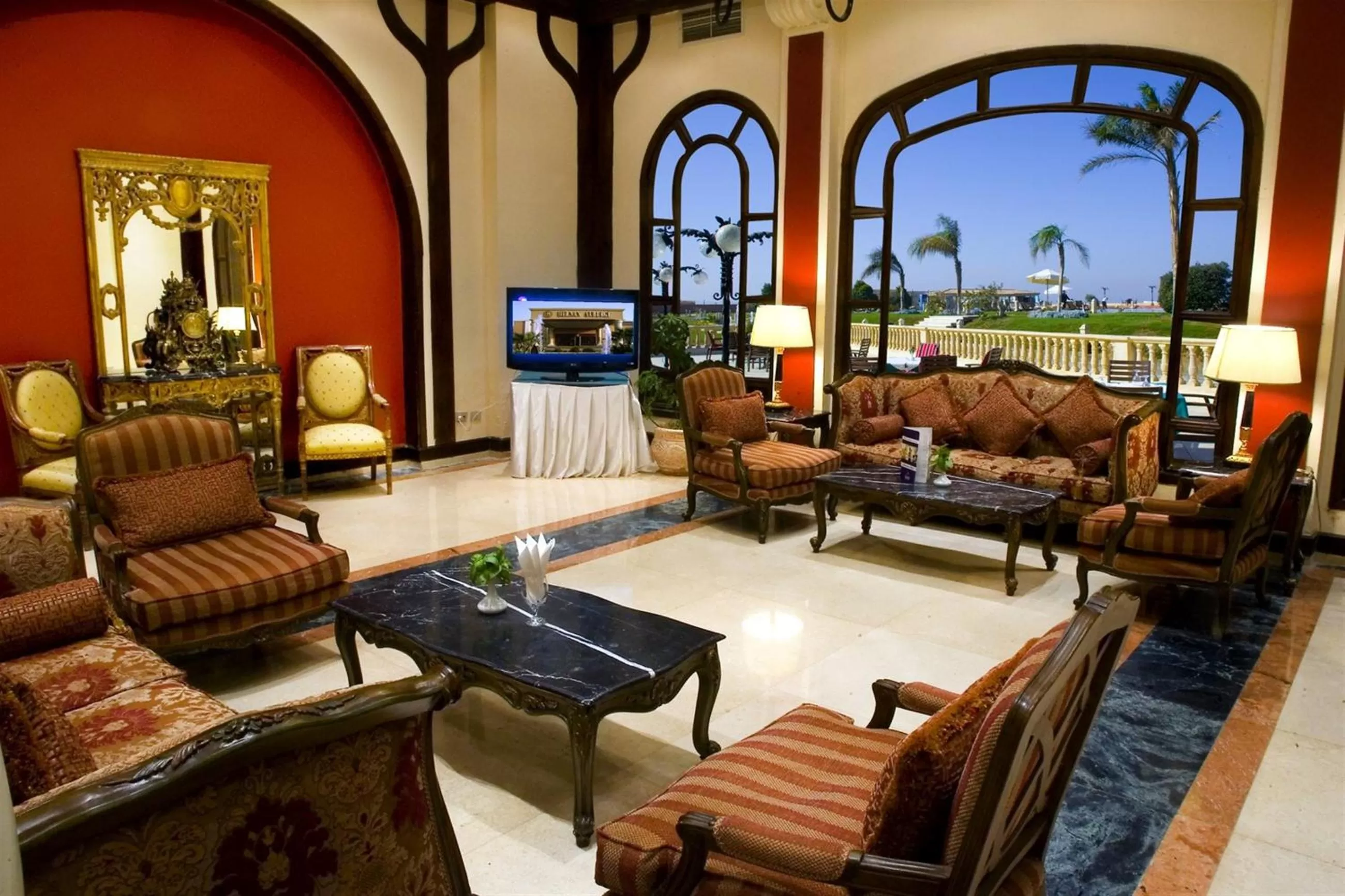 Area and facilities in Helnan Auberge Fayoum