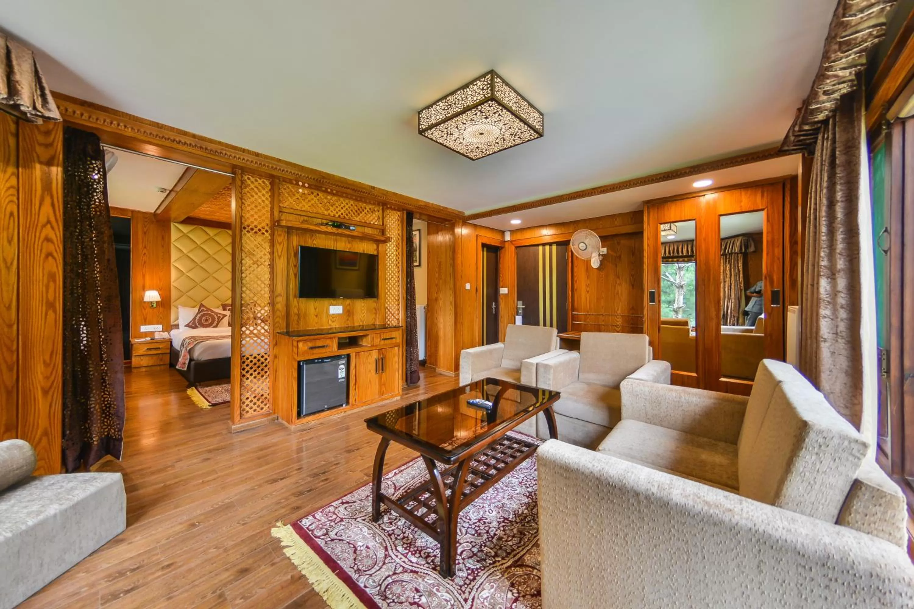 Seating Area in Royal Hillton Pahalgam