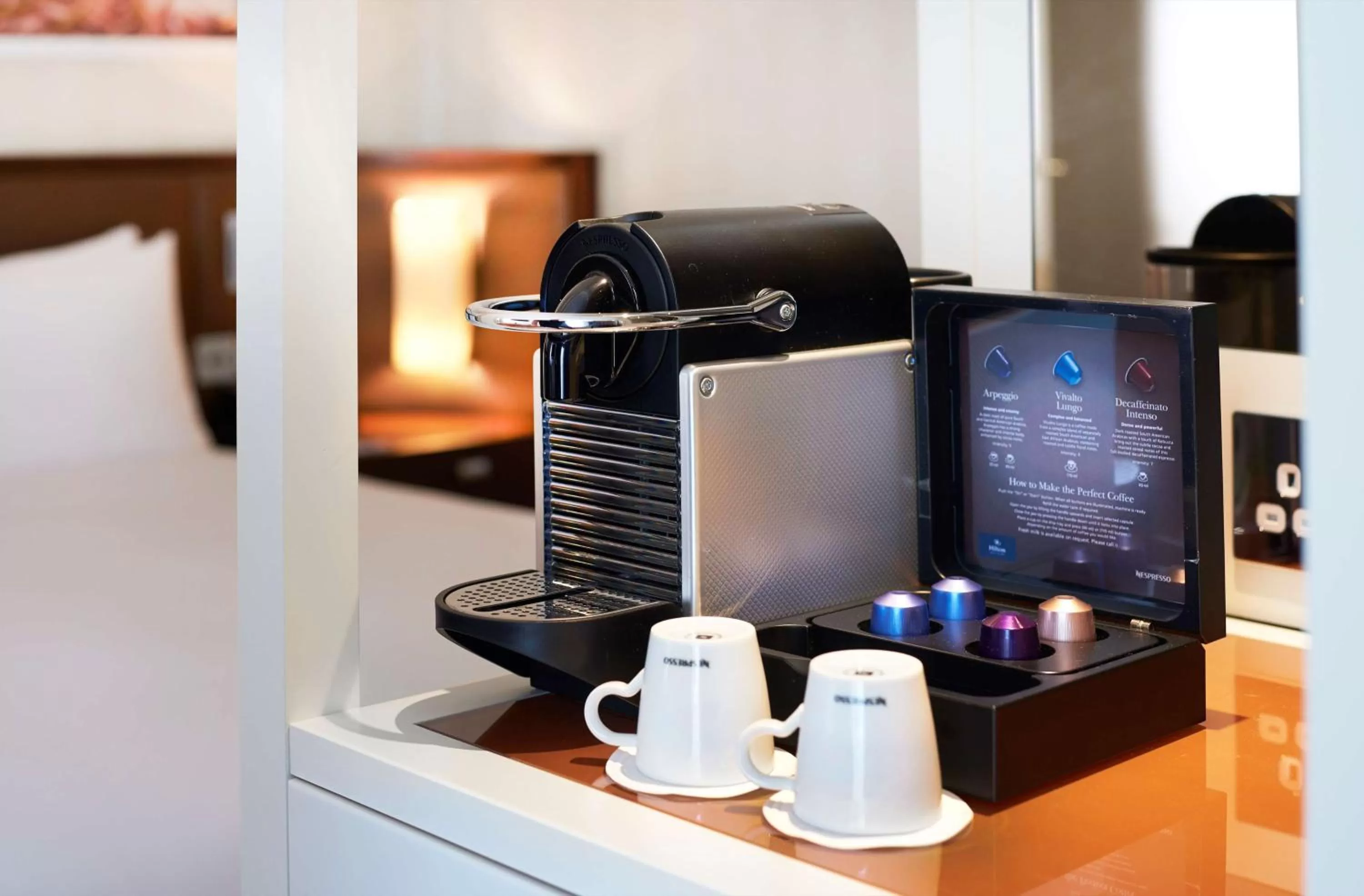 Bed in Hilton London Hyde Park