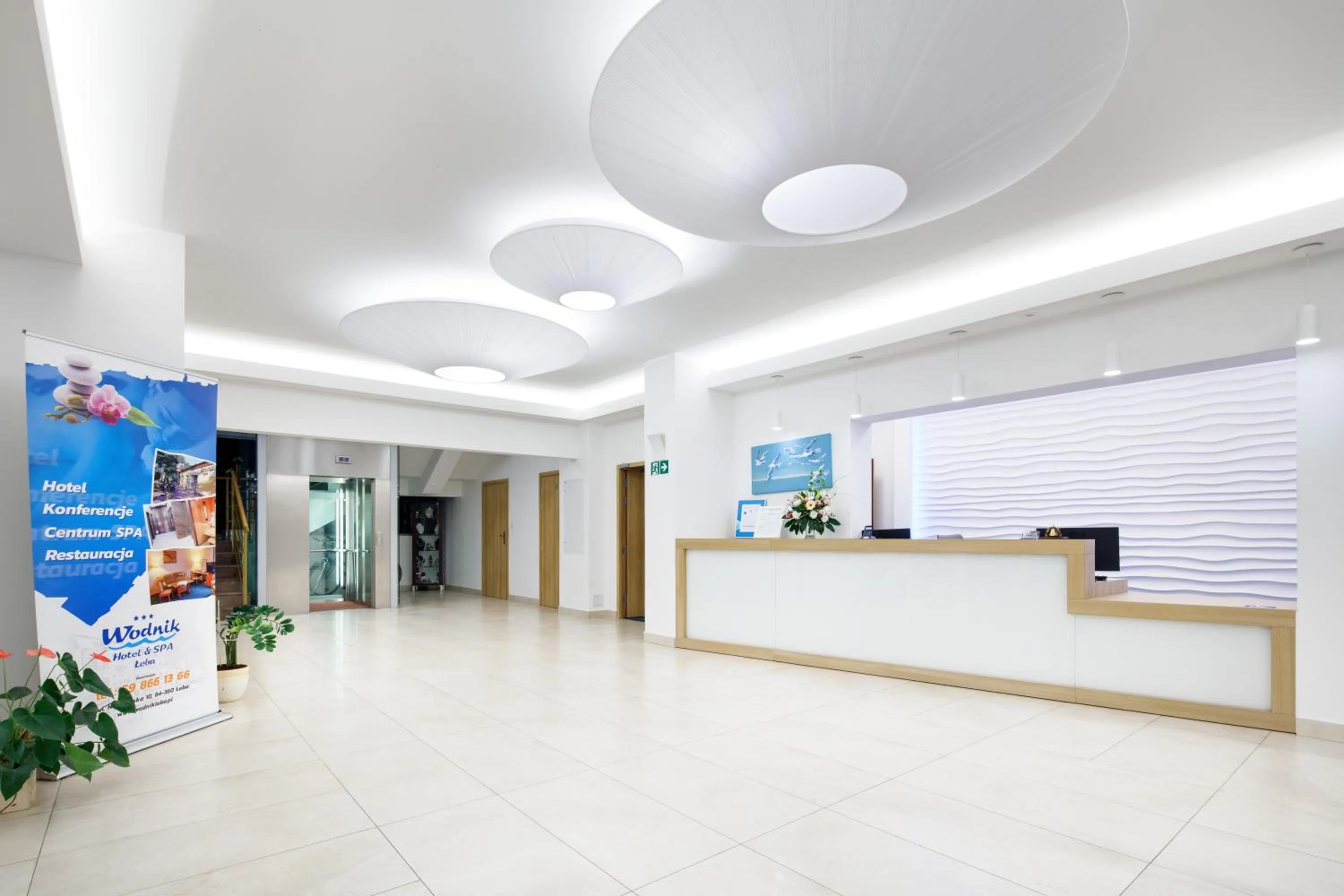 Lobby or reception in Hotel Wodnik