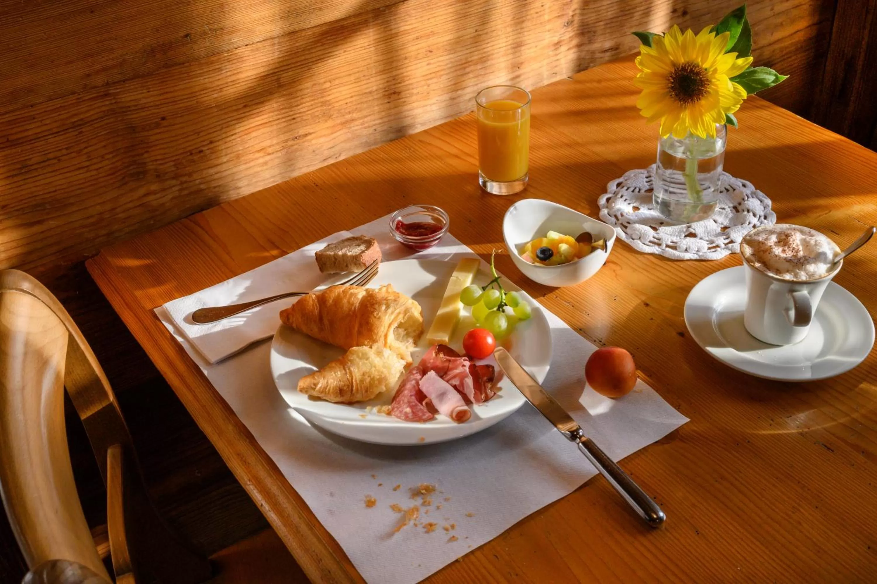 Food and drinks in Landgasthof zu den drei Sternen