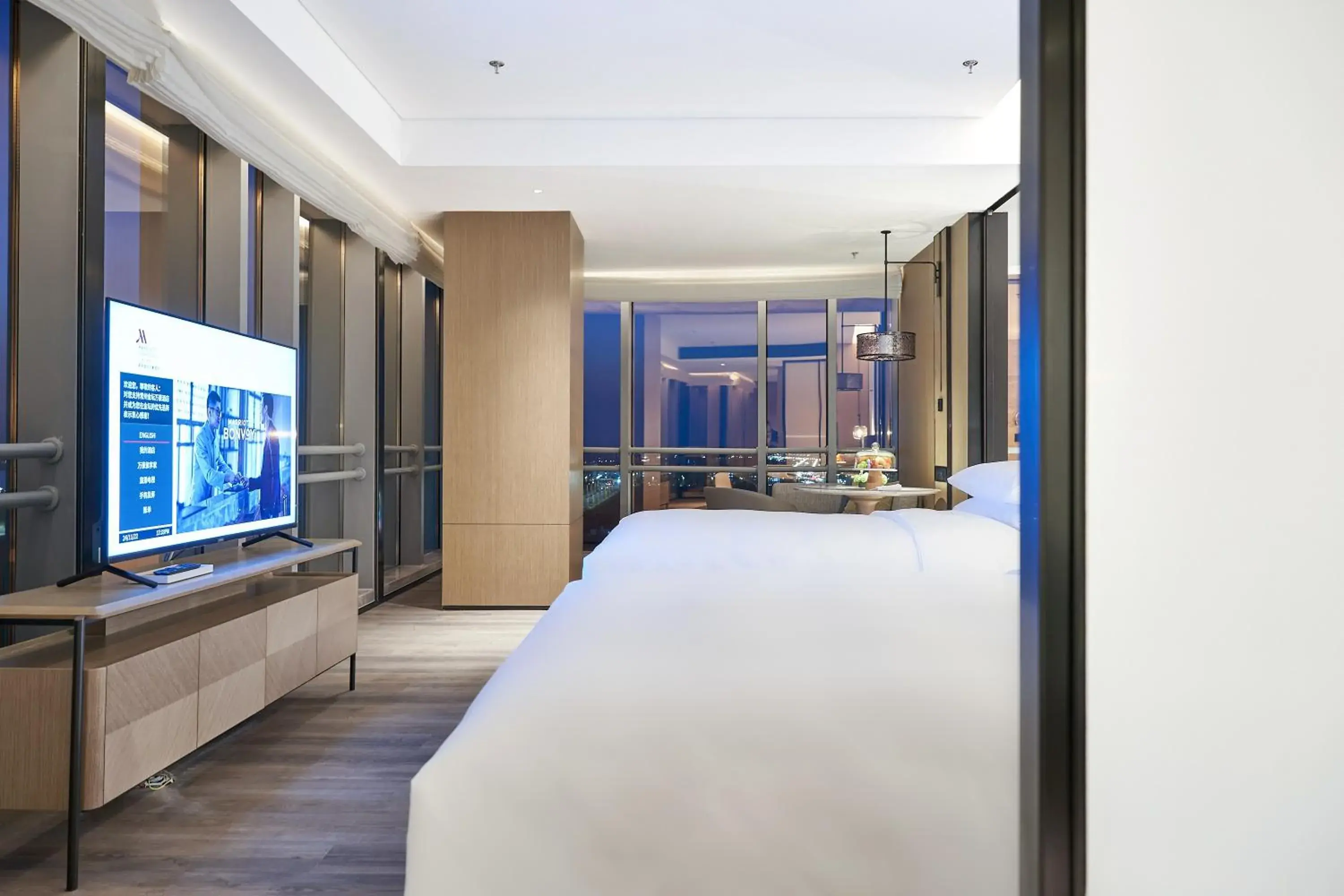 Executive Corner Double Room with Two Double Beds - Club Level in Changzhou Marriott Hotel Jintan Executive Corner Double Room with Two Double Beds - Club Level in Changzhou Marriott Hotel Jintan