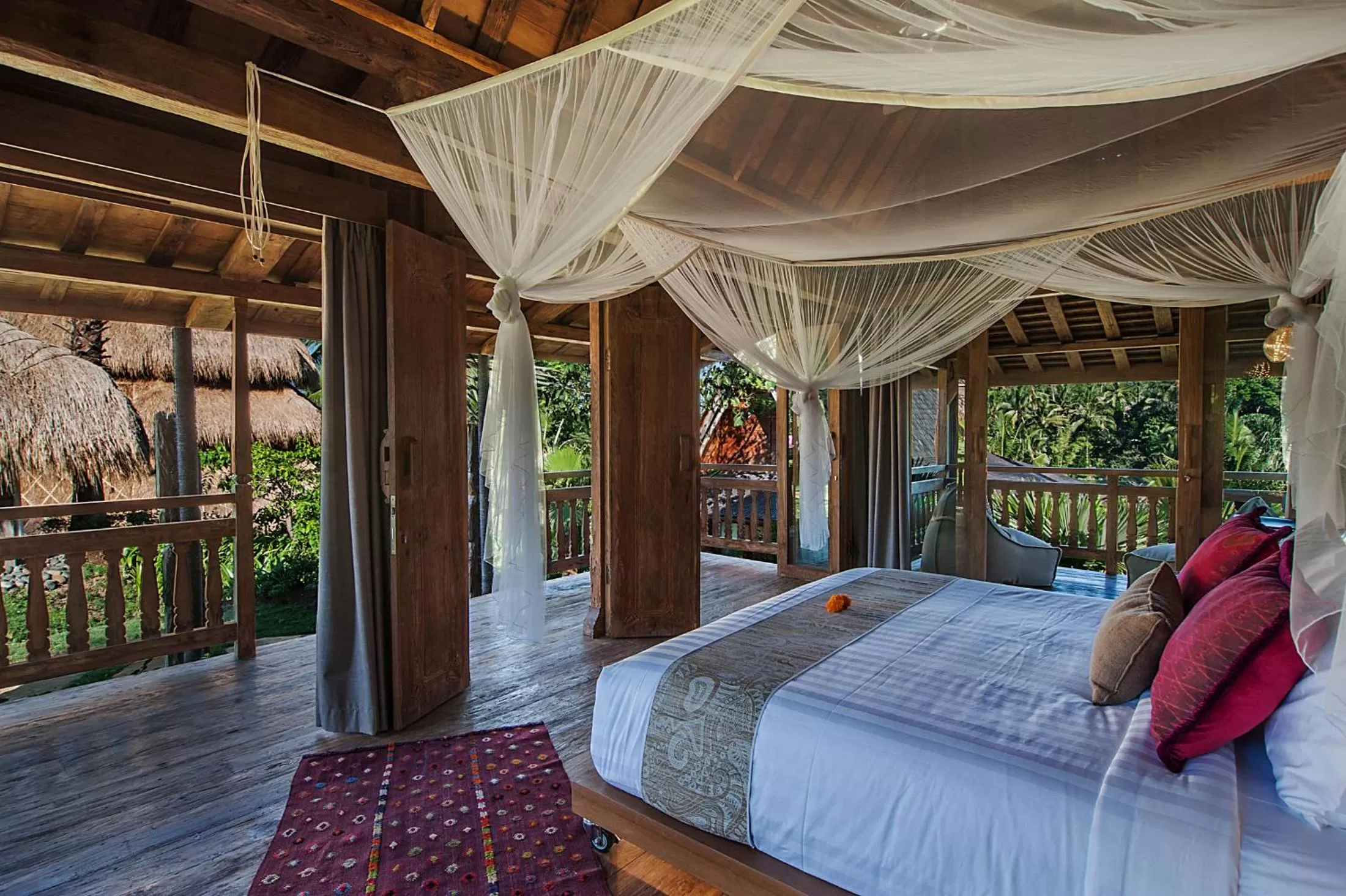 Bed in Blue Karma Dijiwa Ubud