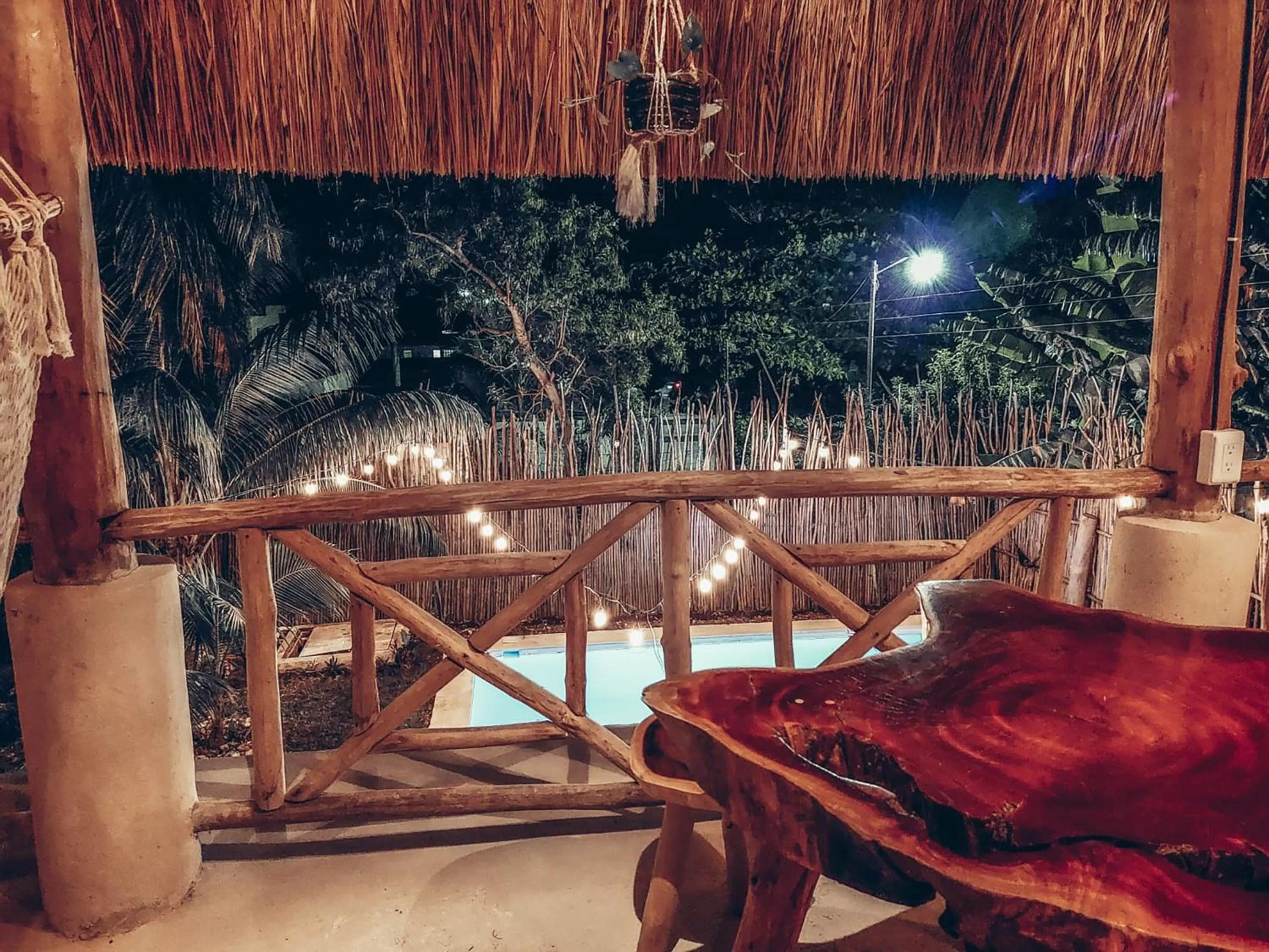 Balcony/Terrace in Hotel Xa´an Bacalar