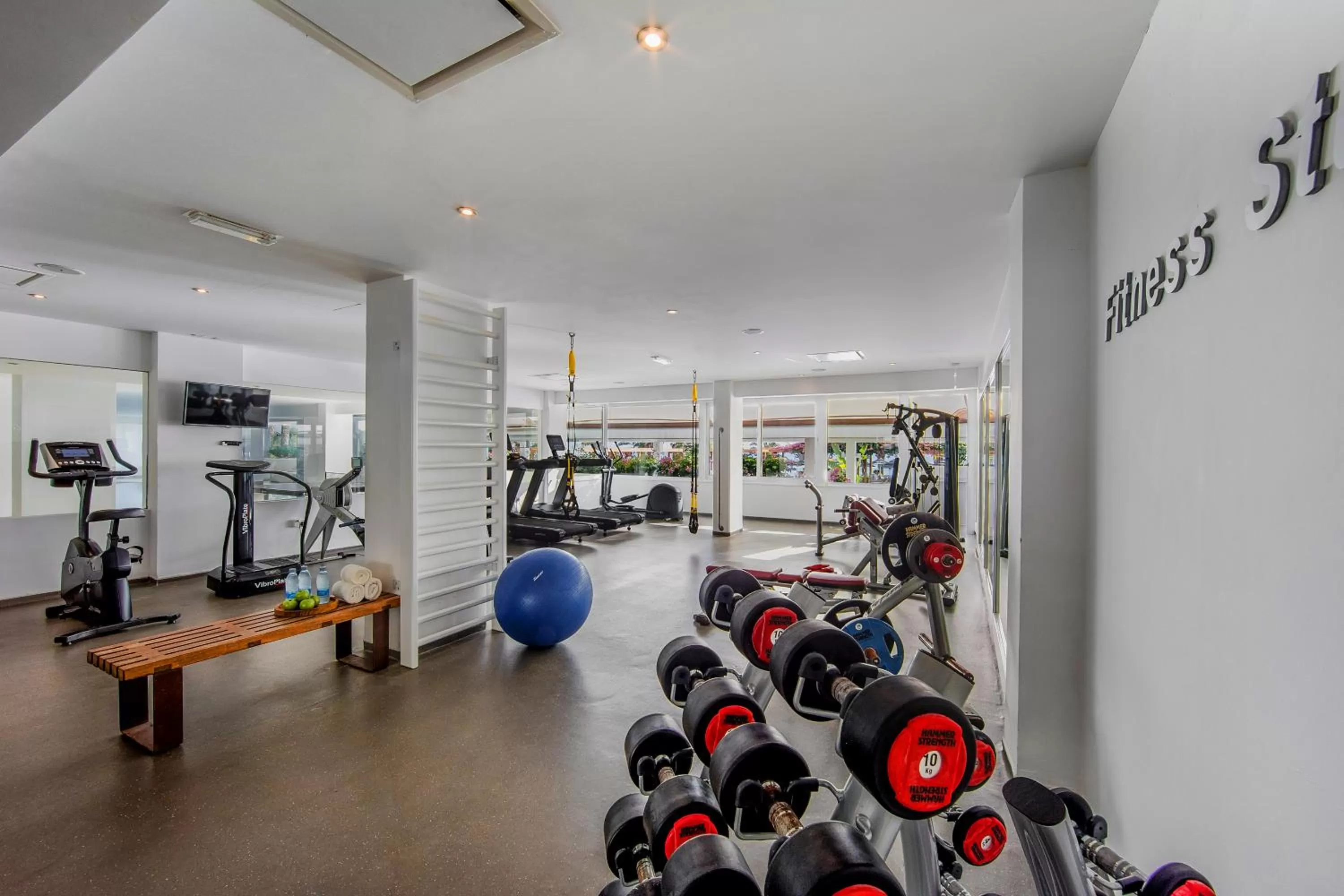Fitness centre/facilities in Alion Beach Hotel