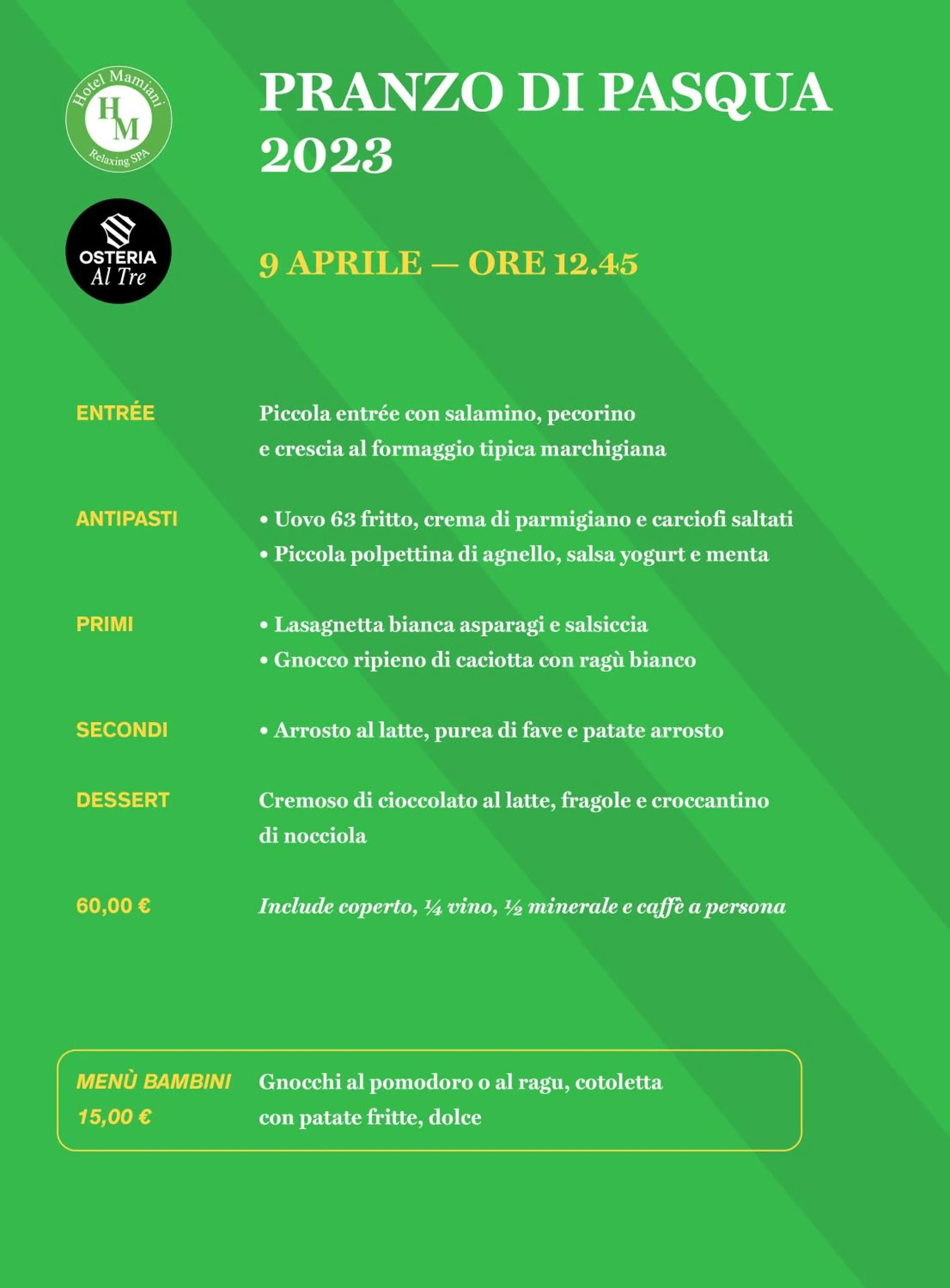 Lunch in Hotel Mamiani & Relaxing Spa Urbino