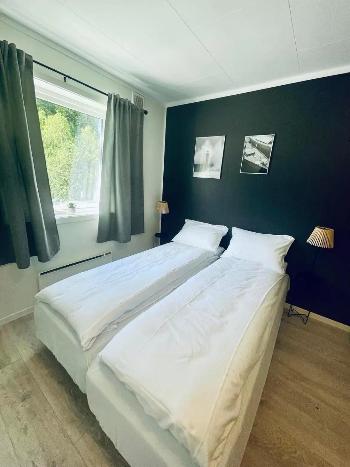 Bed in Marina Hotel Lofoten