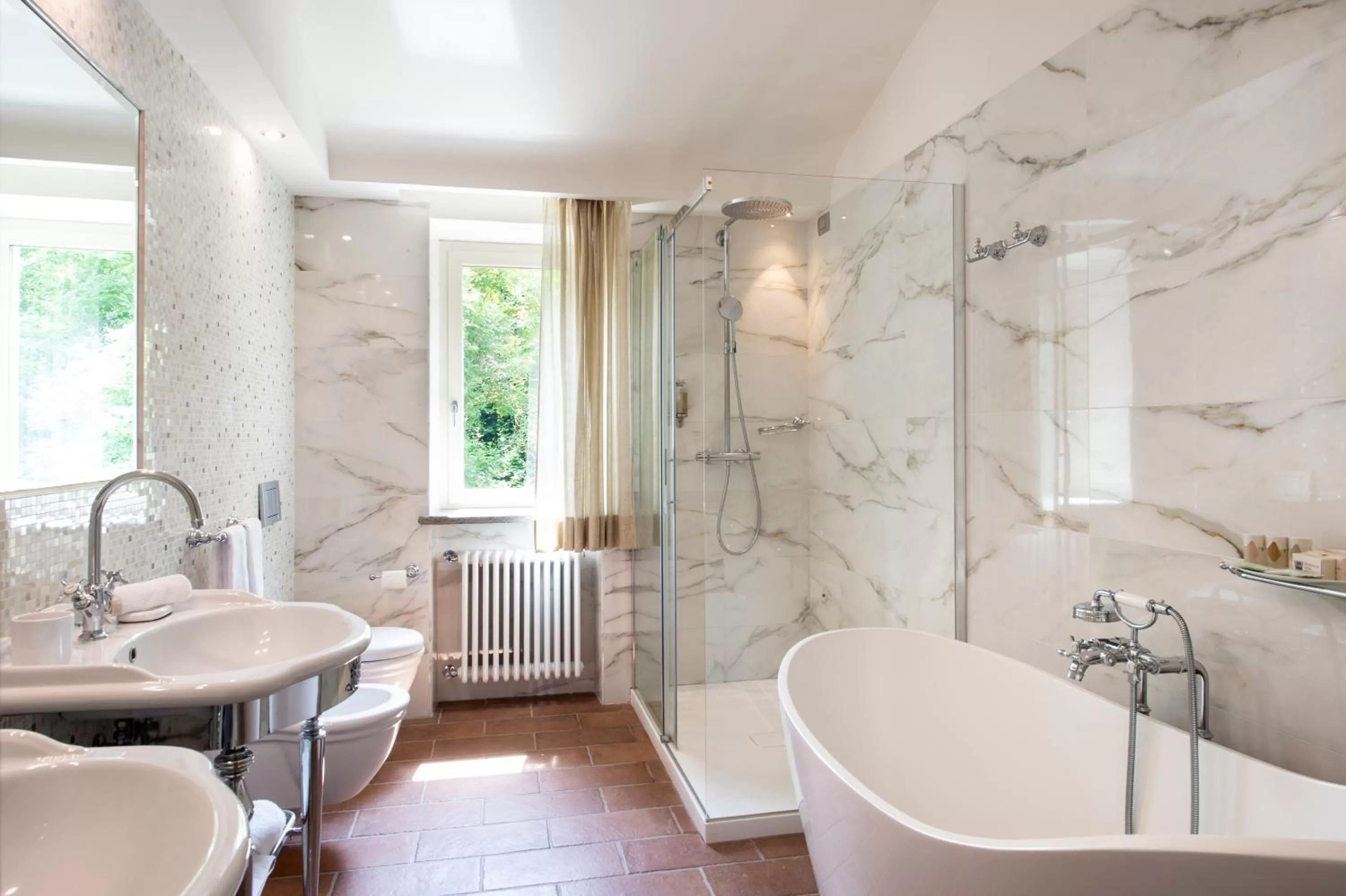 Bathroom in Altarocca Wine Resort Adults Only