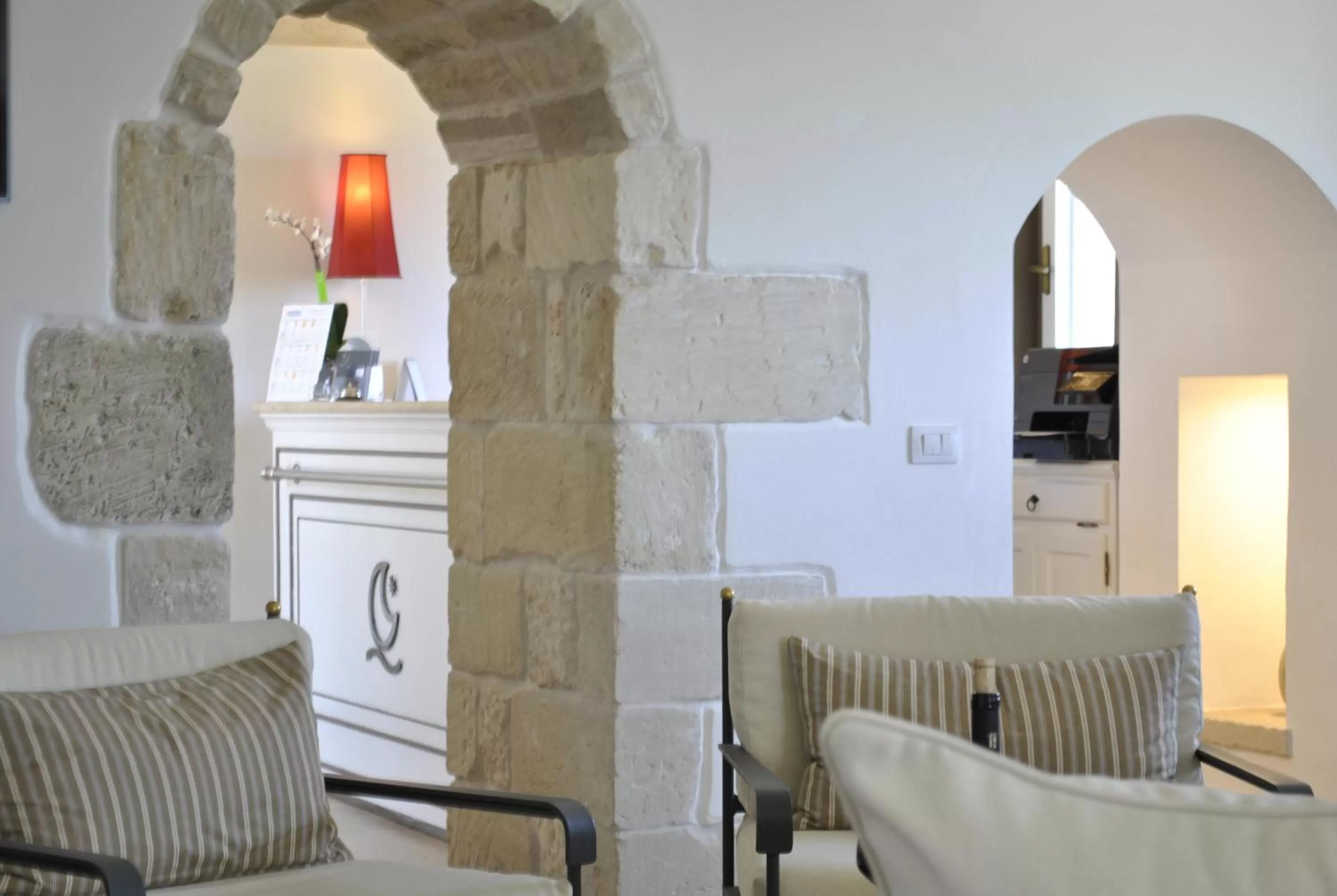 Lobby or reception in Masseria Panareo