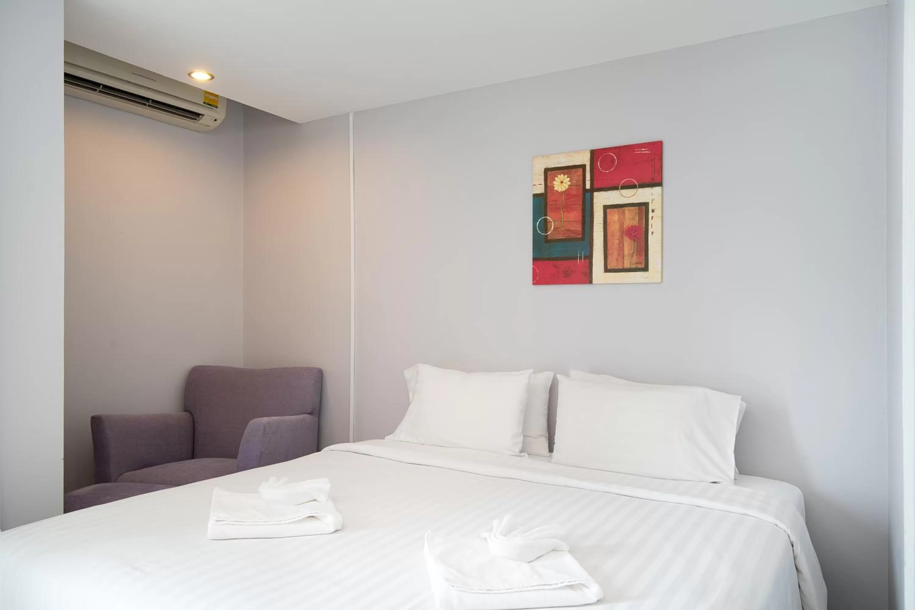 Bed in The Riche Boutique Hotel Don Mueang Airport