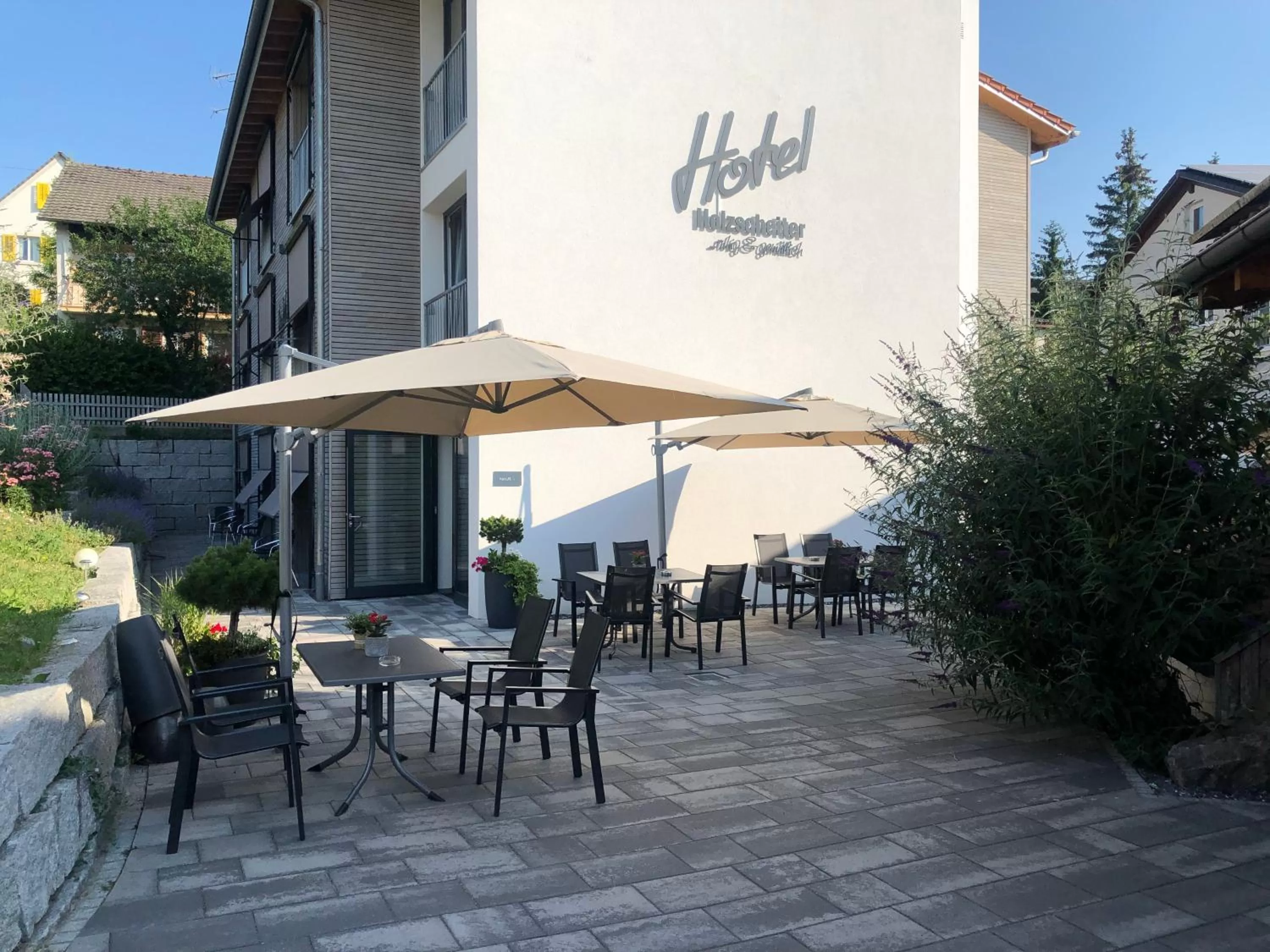 Balcony/Terrace in Hotel Holzscheiter