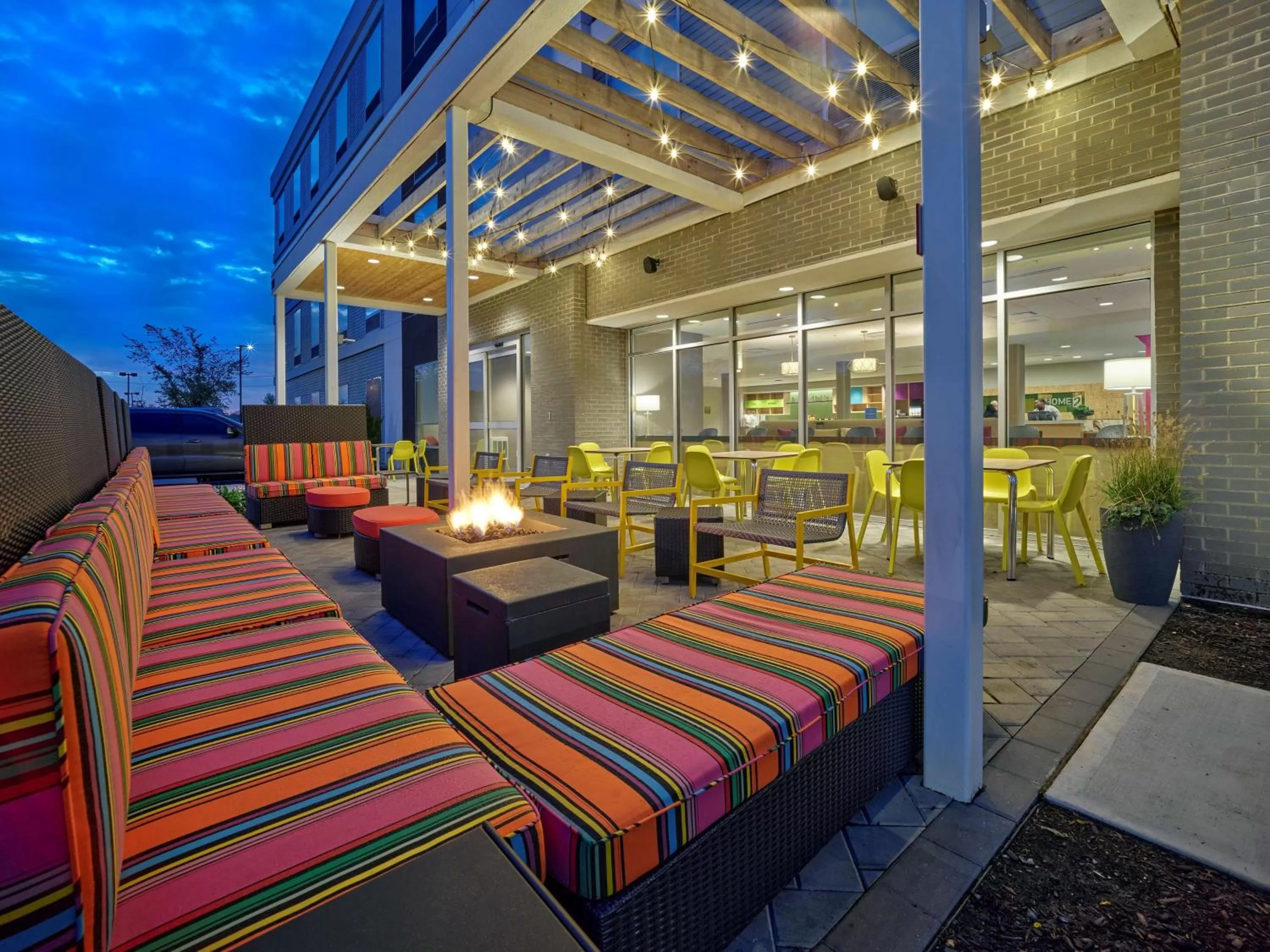 Patio in Home2 Suites By Hilton Wayne, NJ