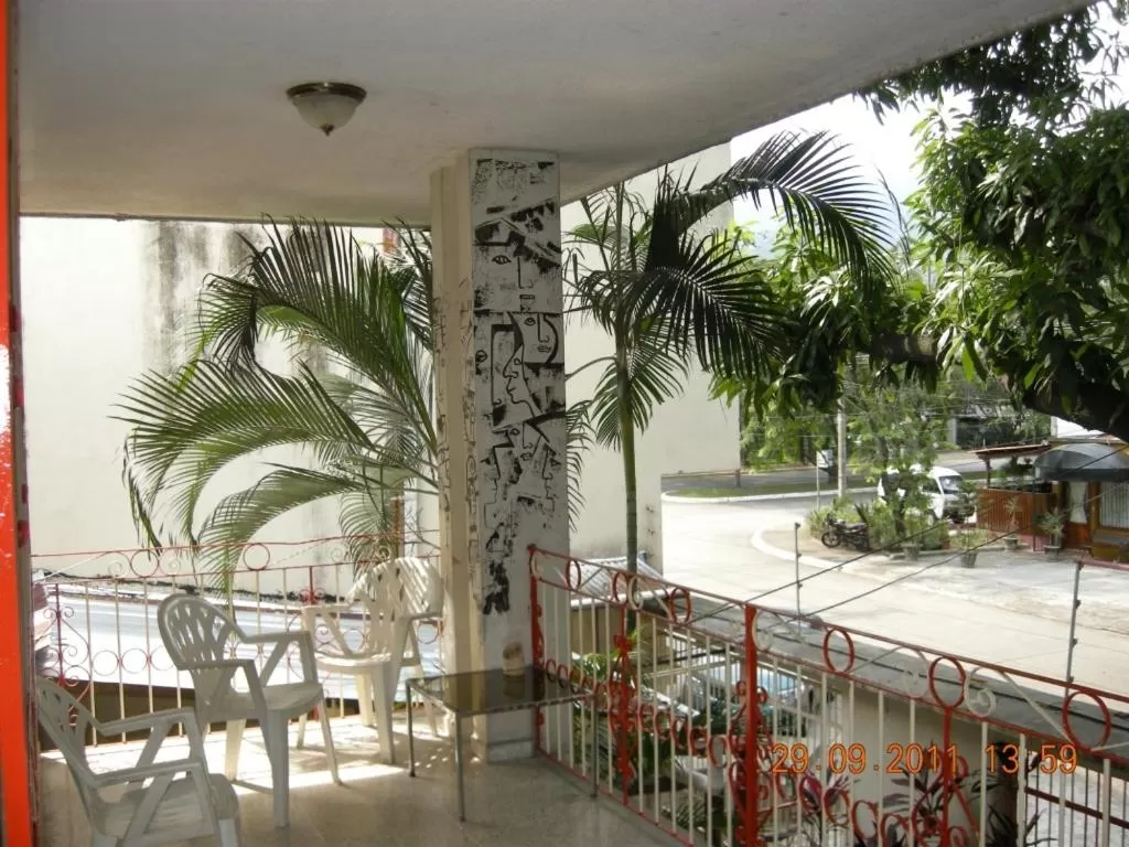 Balcony/Terrace in Tamarindo Hostel