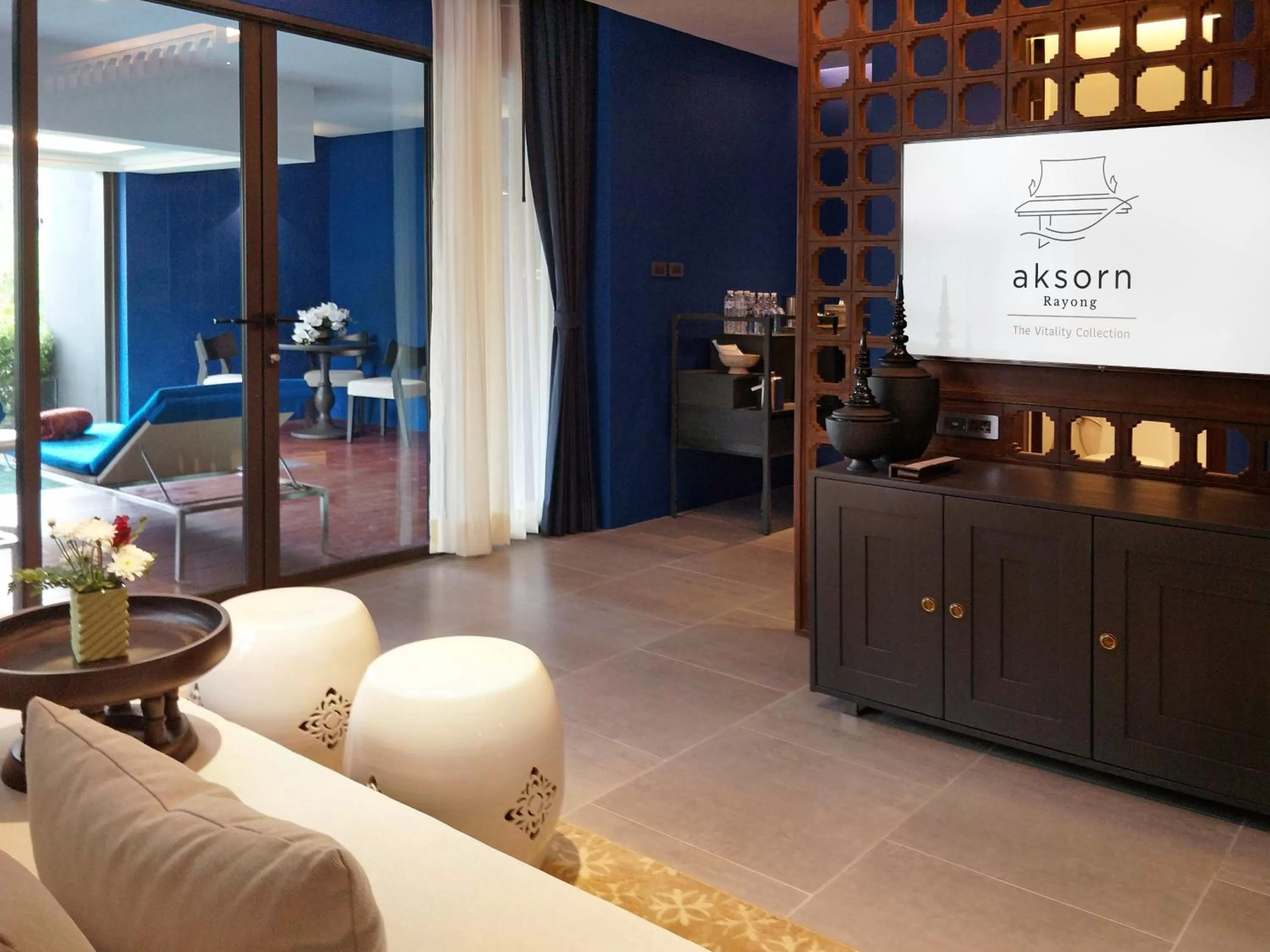 Living room in Aksorn Rayong, The Vitality Collection - SHA PLUS