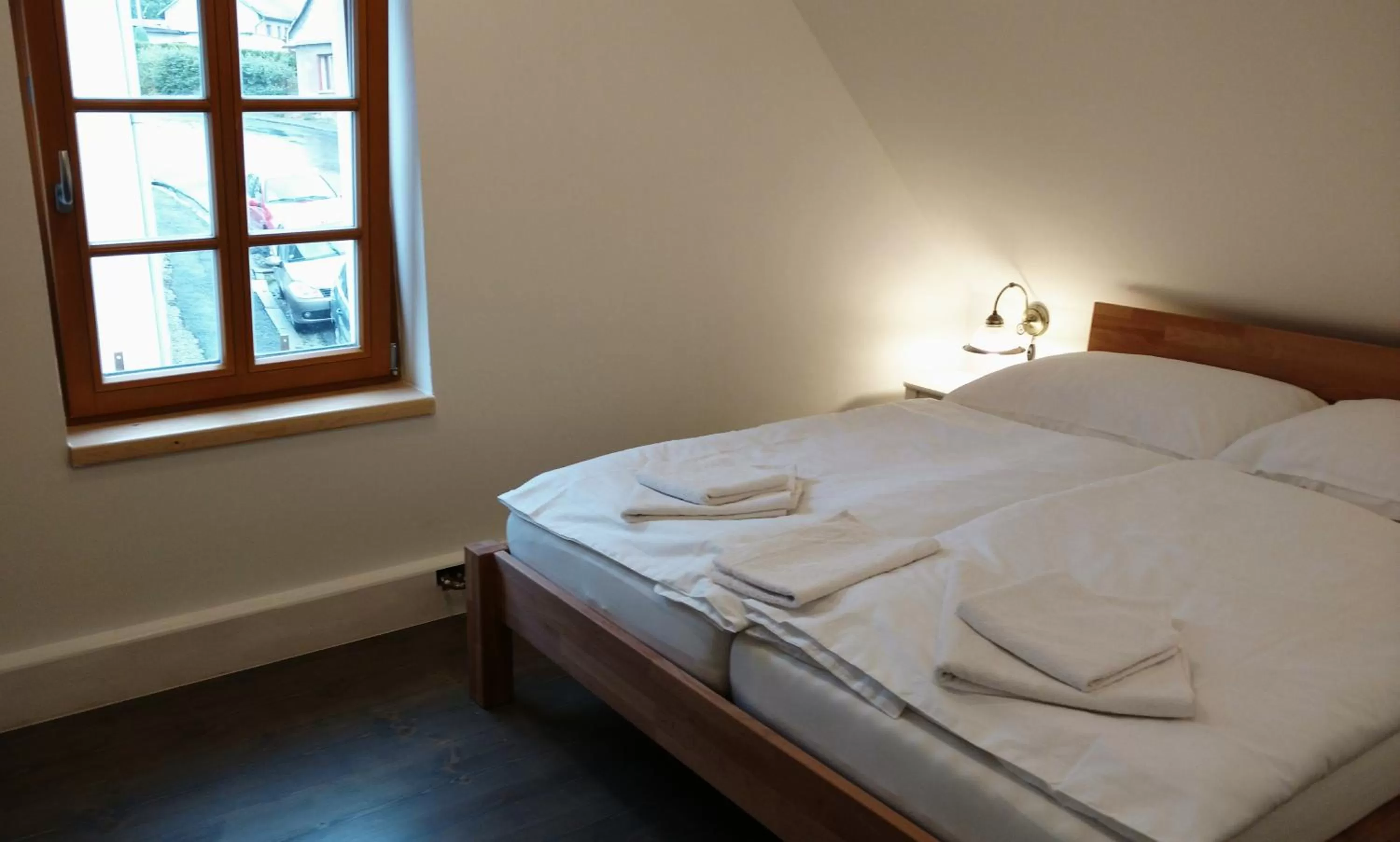 Bed in Apartmány Malý mnich