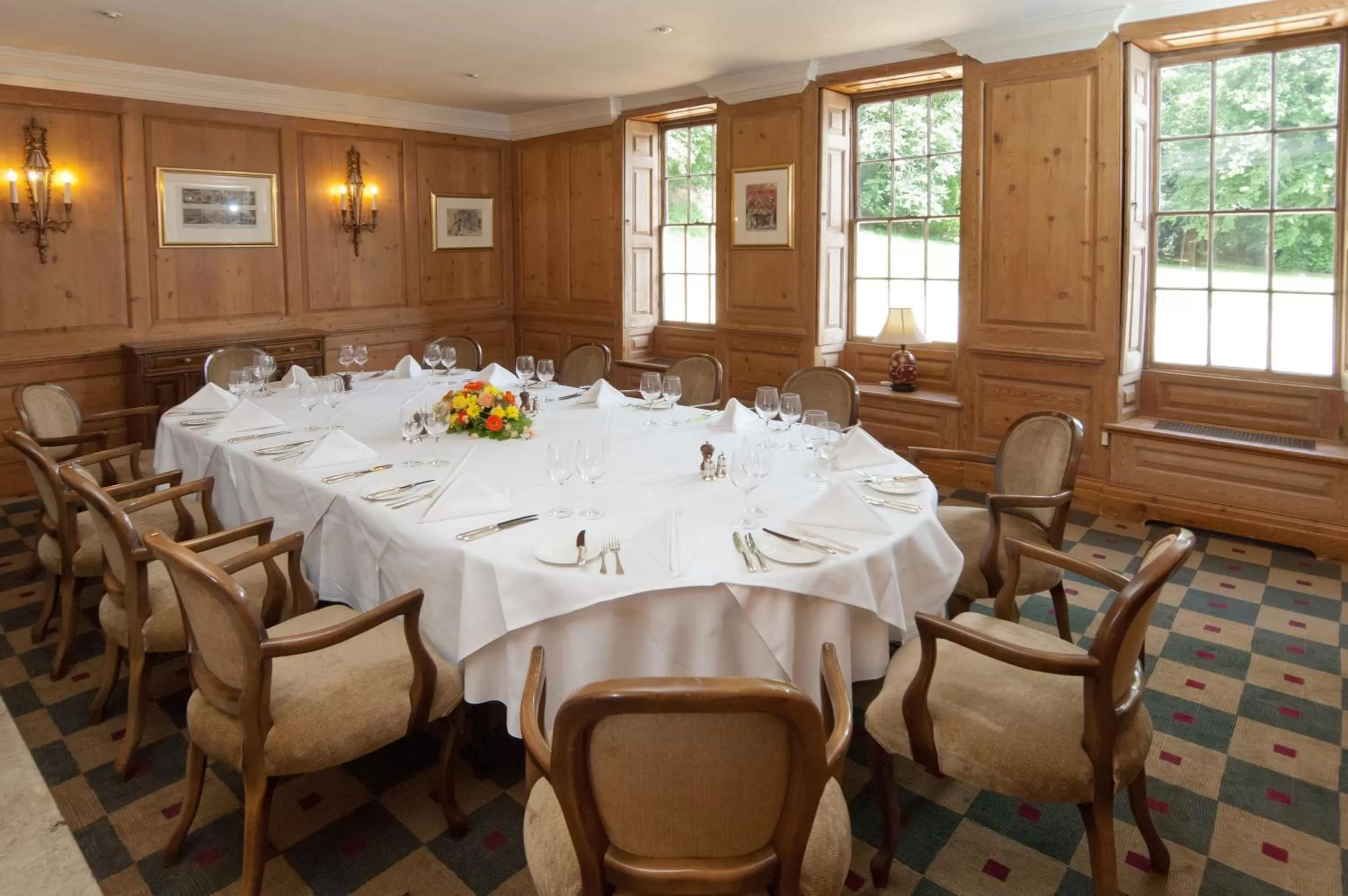 Restaurant/places to eat in Flitwick Manor Hotel