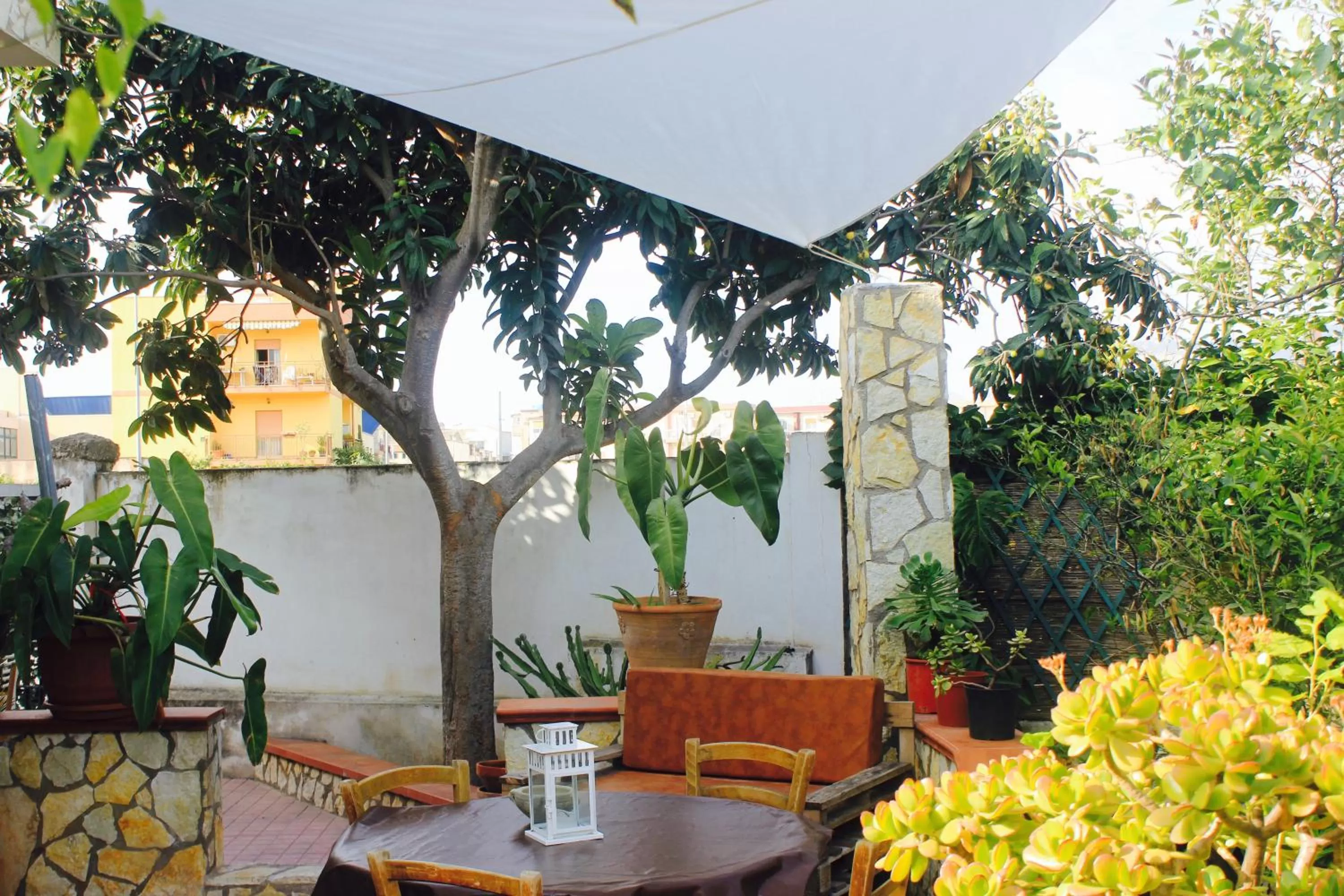 Garden view in La Casetta