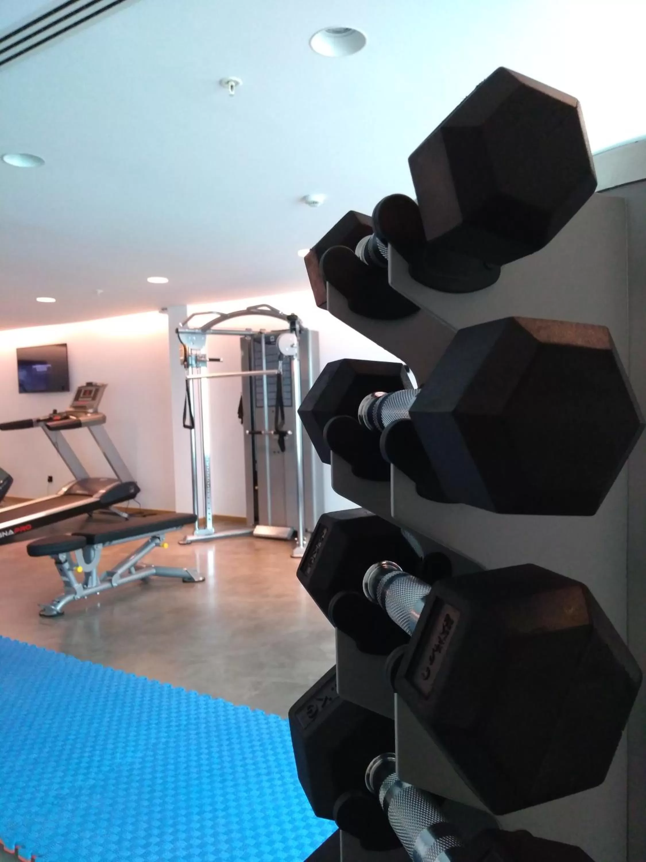 Fitness centre/facilities in Evora Olive Hotel