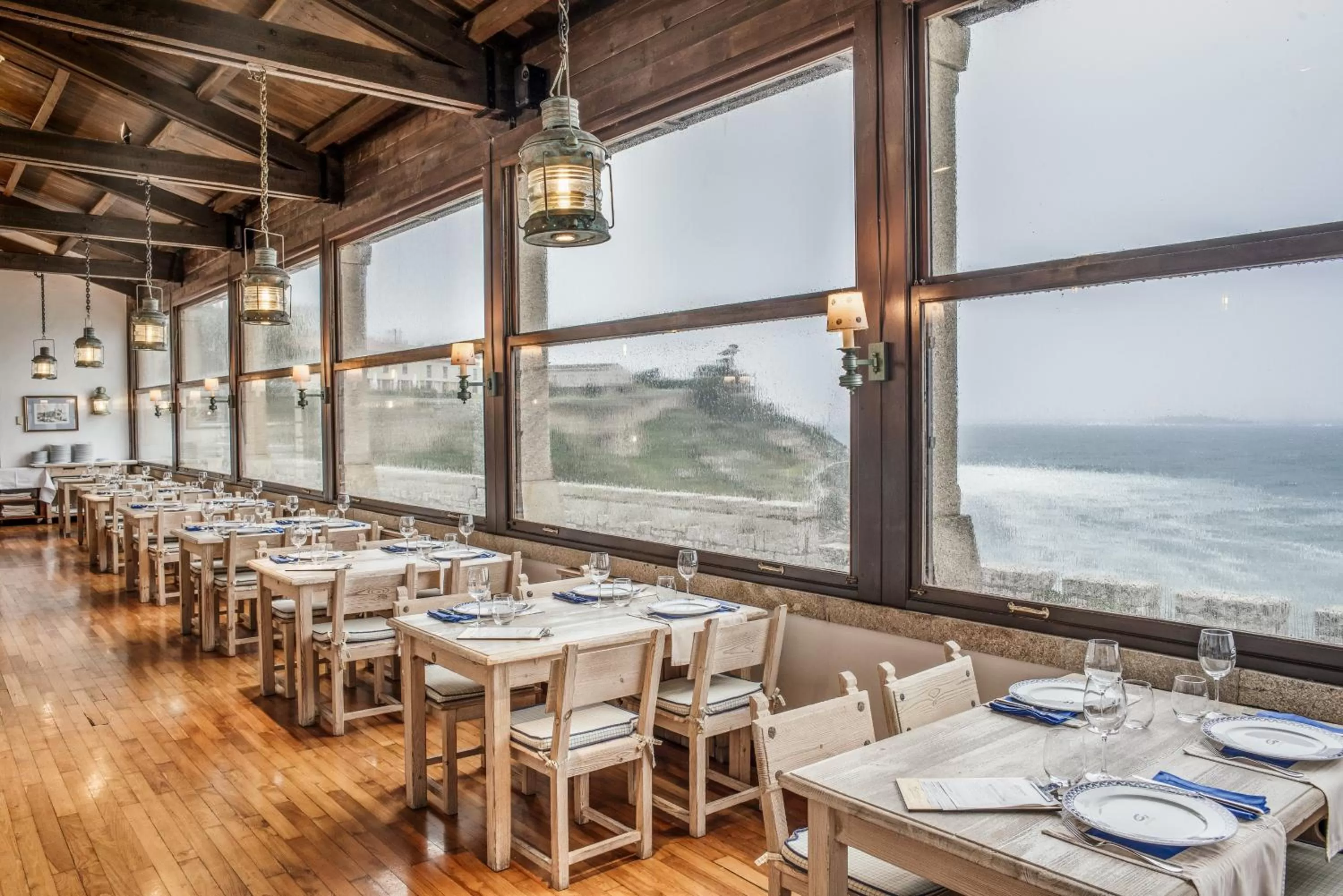 Dining area in Parador de Baiona
