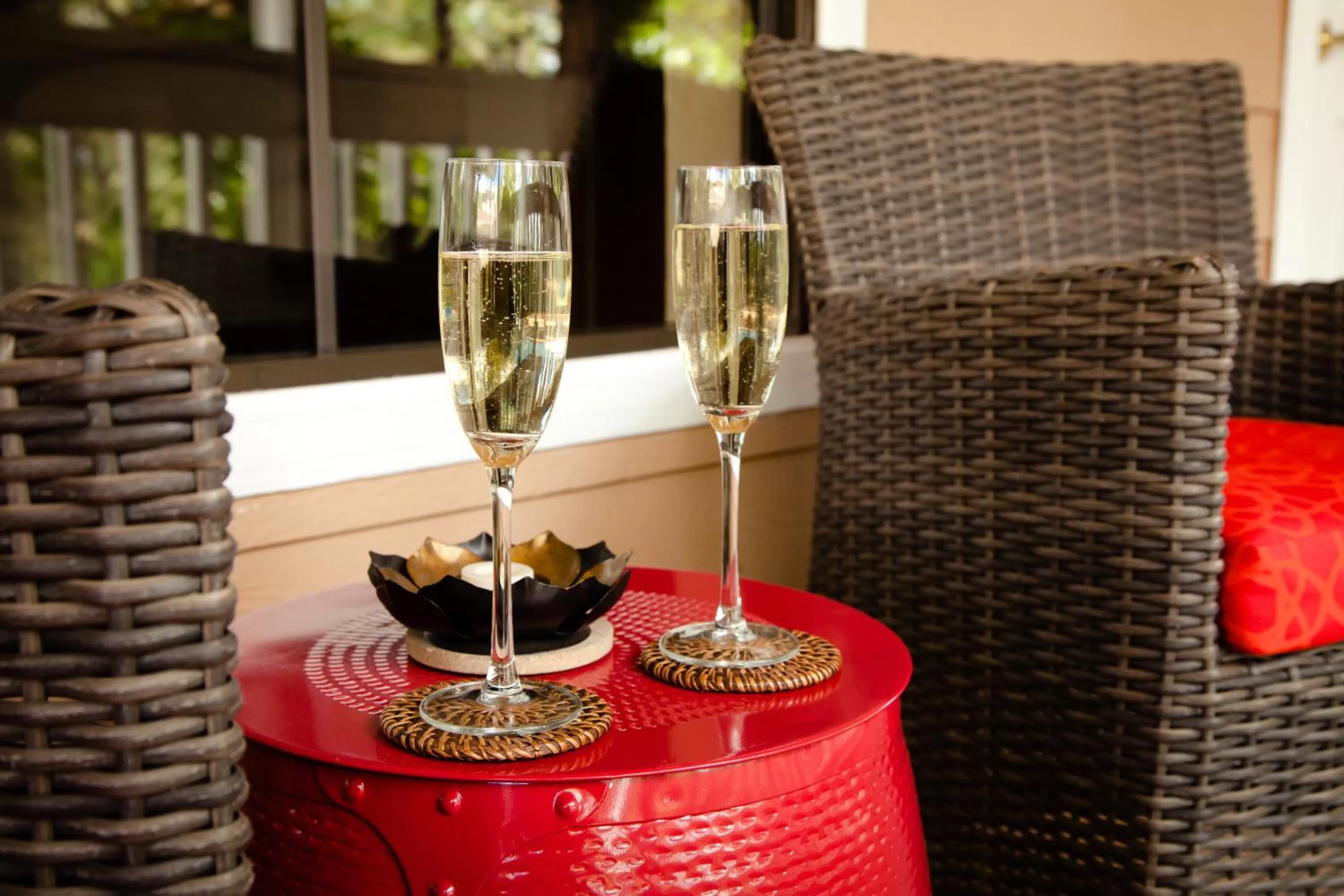 Patio in Sheridan House Inn- Adult Only Accommodation