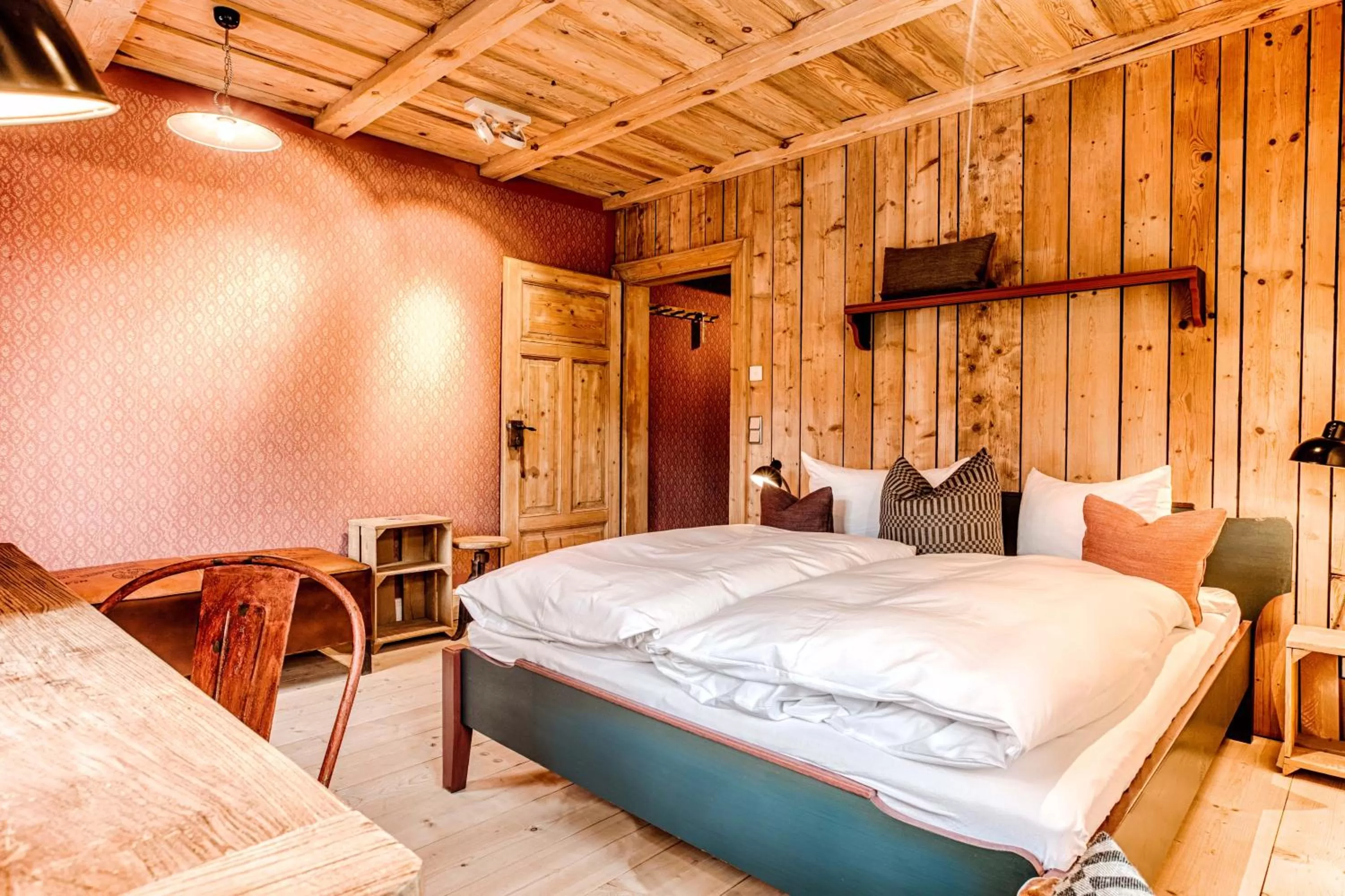 Bed in Bio-Hotel Zur Mühle