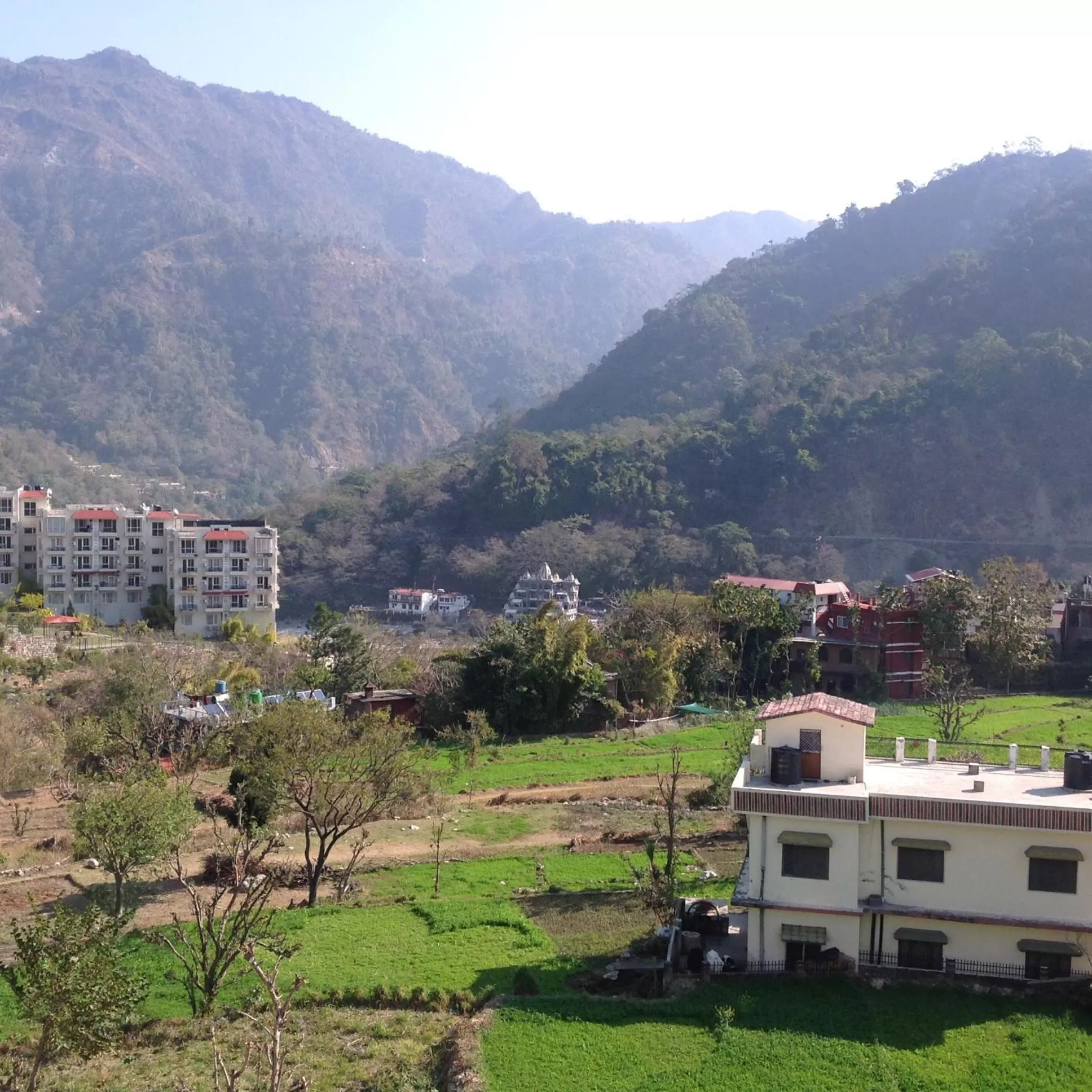 Natural landscape, Mountain View in Seventh Heaven Inn Rishikesh