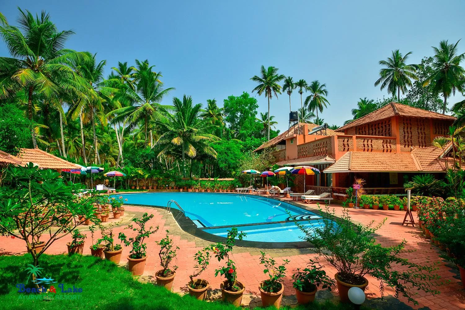 Property building in Beach and Lake Ayurvedic Resort, Kovalam
