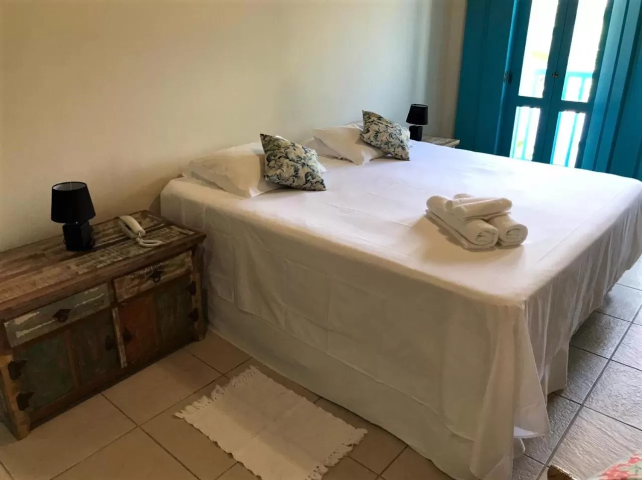 Bed in Pousada Pomar Paraty