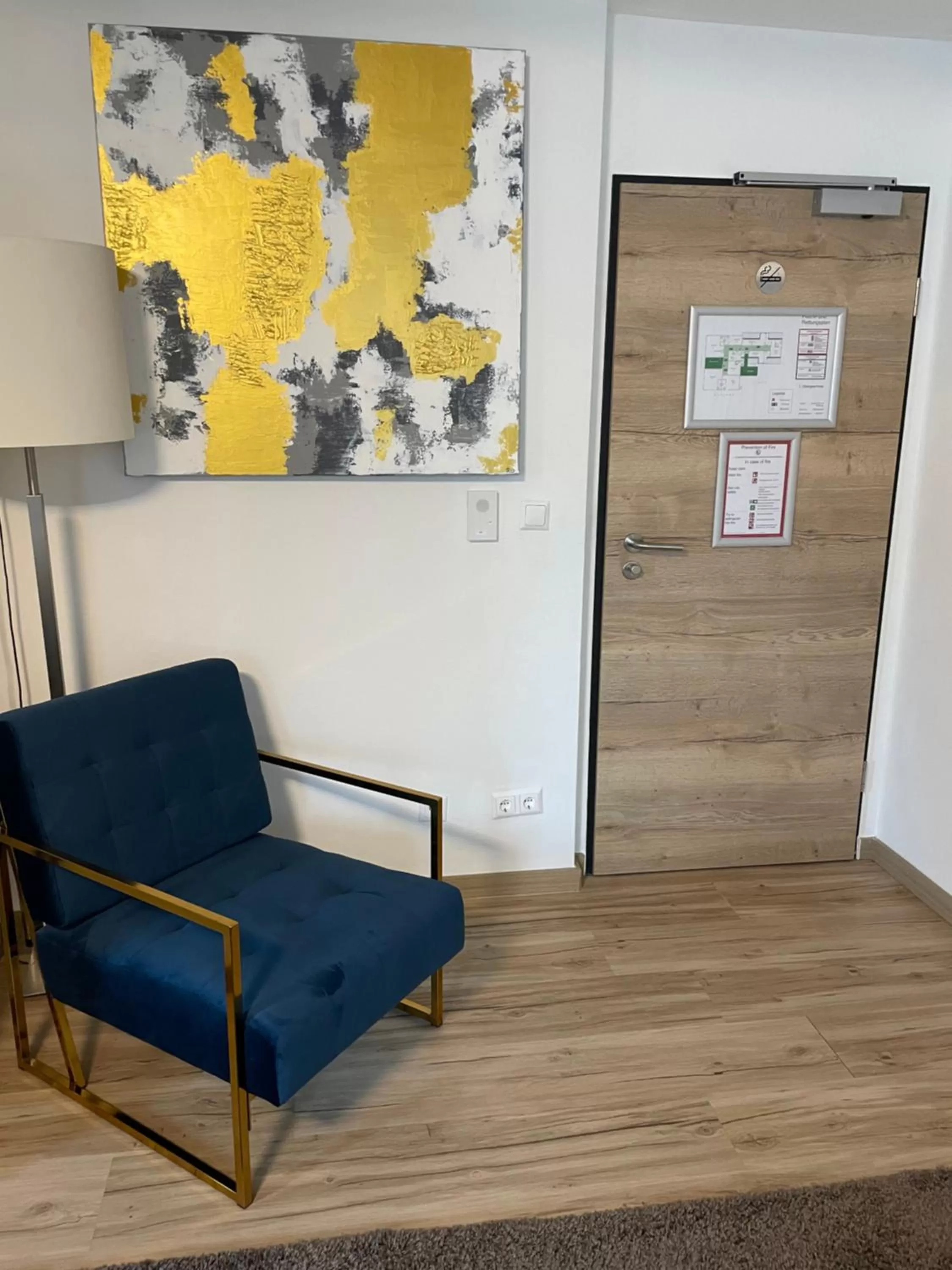 Seating area in A&C Hotel