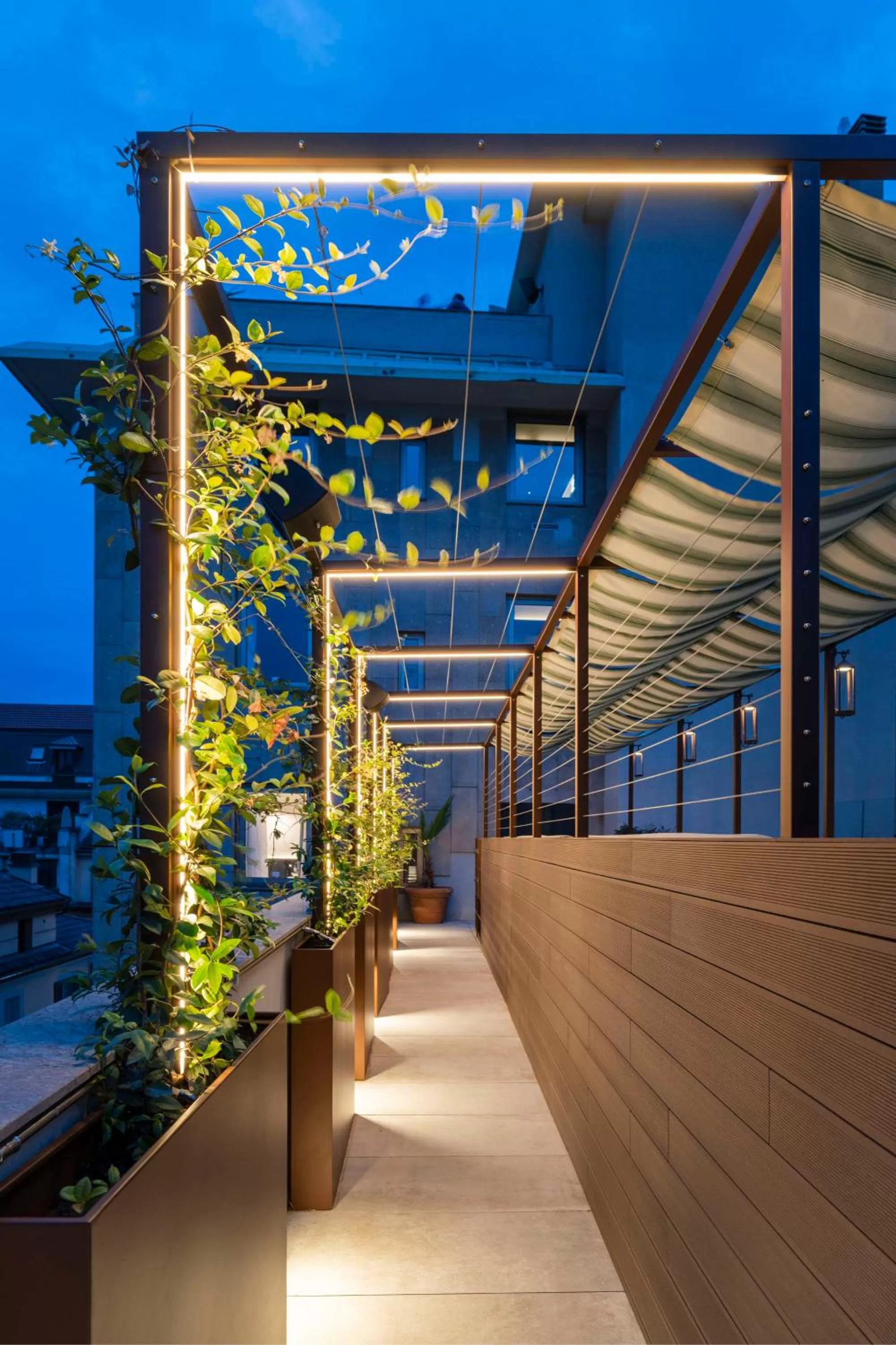 Pool view in Radisson Collection Hotel, Santa Sofia Milan