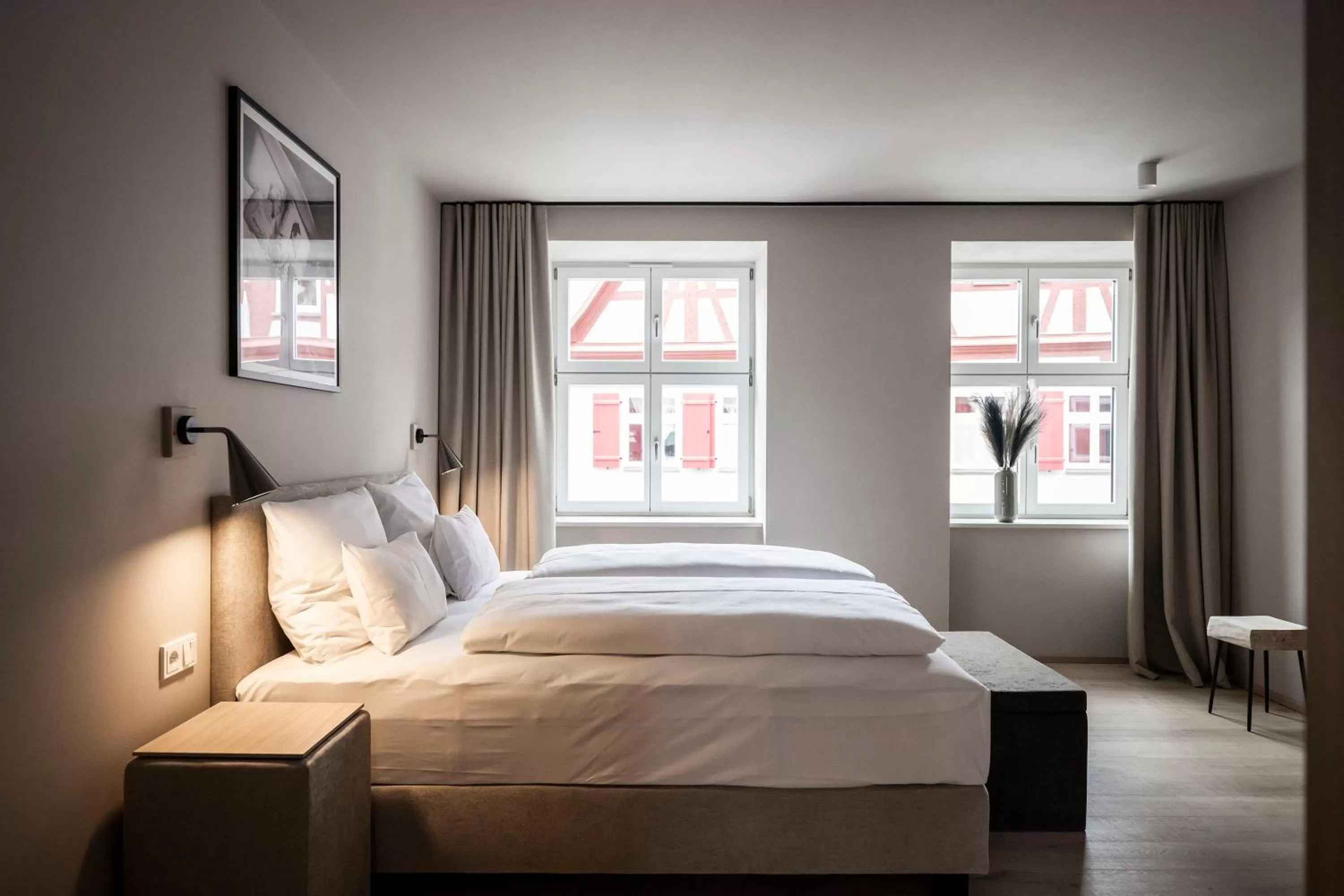 Bedroom, Bed in HOTEL & SPA Goldene Rose