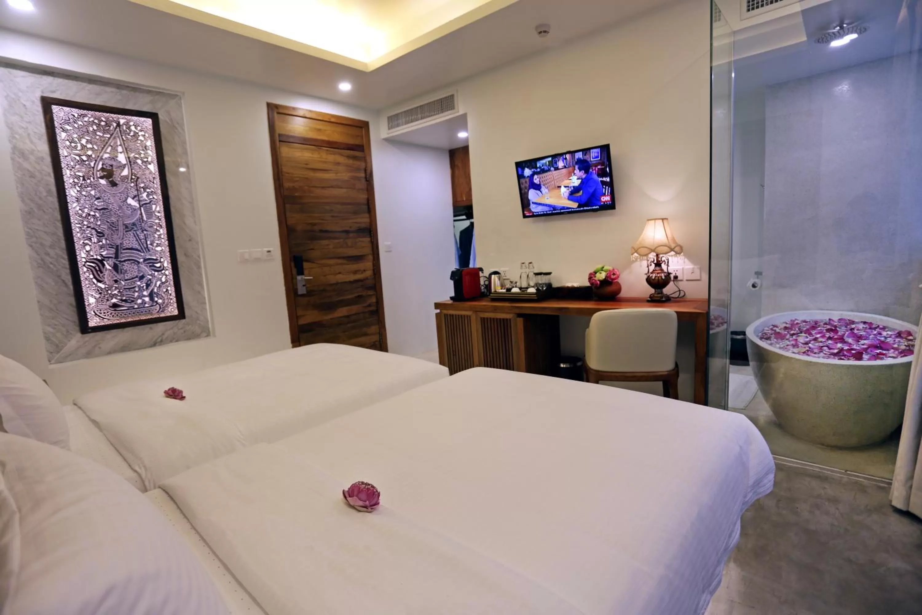 Bed in HARI Residence & Spa