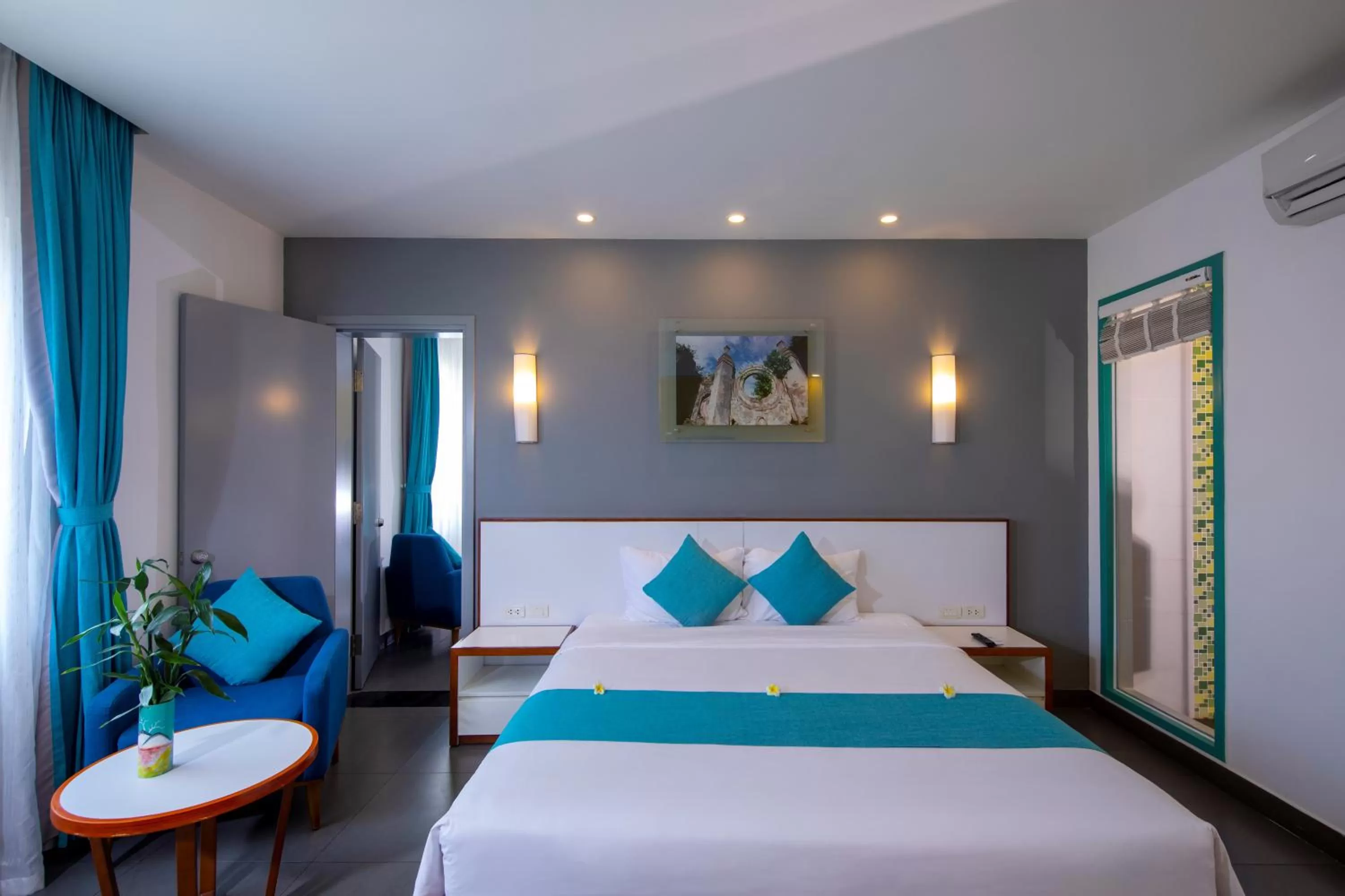 Bed in ÊMM Hotel Hoi An