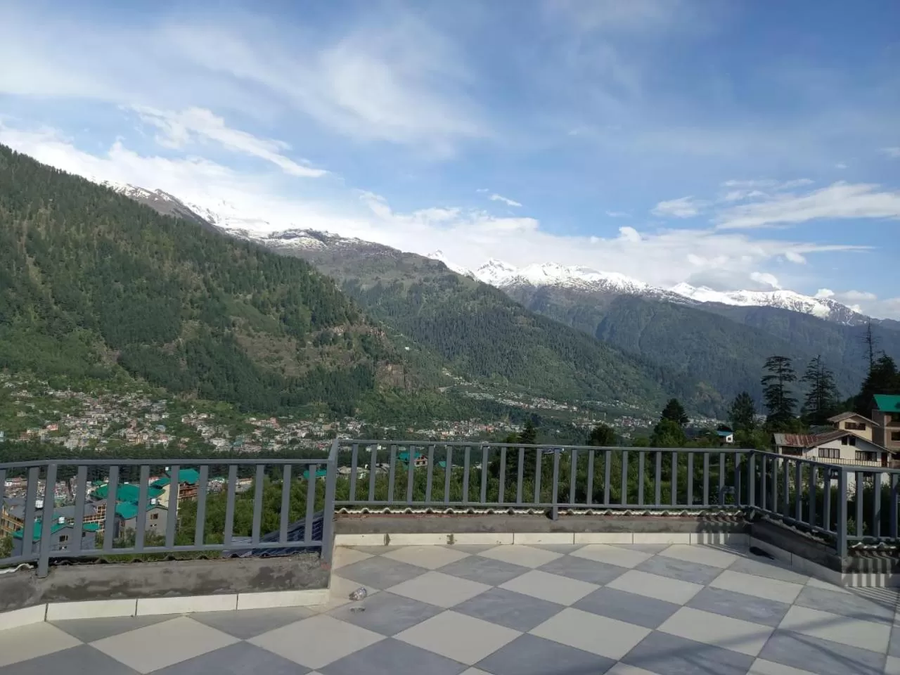 Mountain view in Abhilashi Residency & Spa - Centrally Heated & Air Cooled