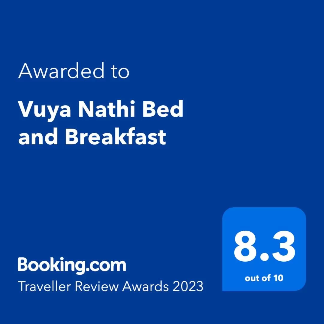 Certificate/Award, Logo/Certificate/Sign/Award in Vuya Nathi Bed and Breakfast