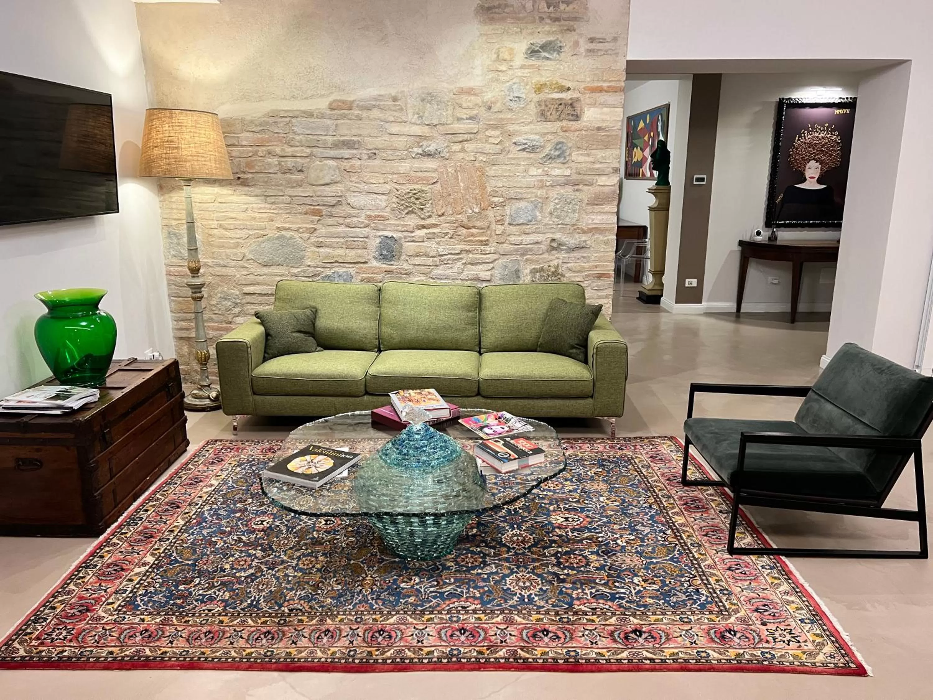 Living room in CorteViva Boutique B&B