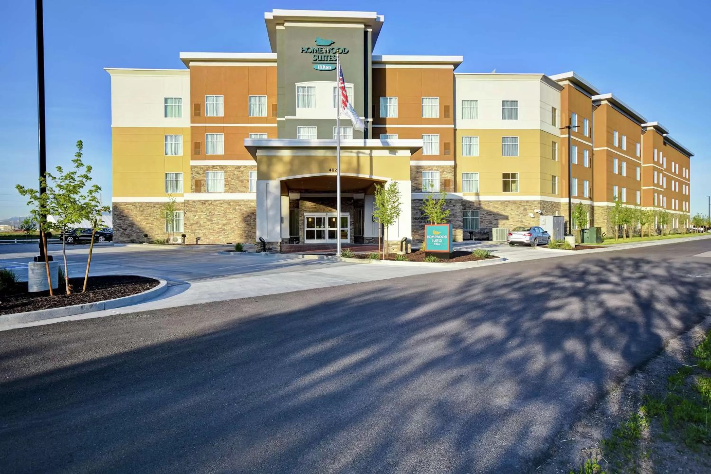 Property building in Homewood Suites By Hilton Salt Lake City Airport