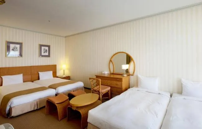 Deluxe Quadruple Room with Sea View Private Bathroom - non-smoking  in Wakayama Marina City Hotel