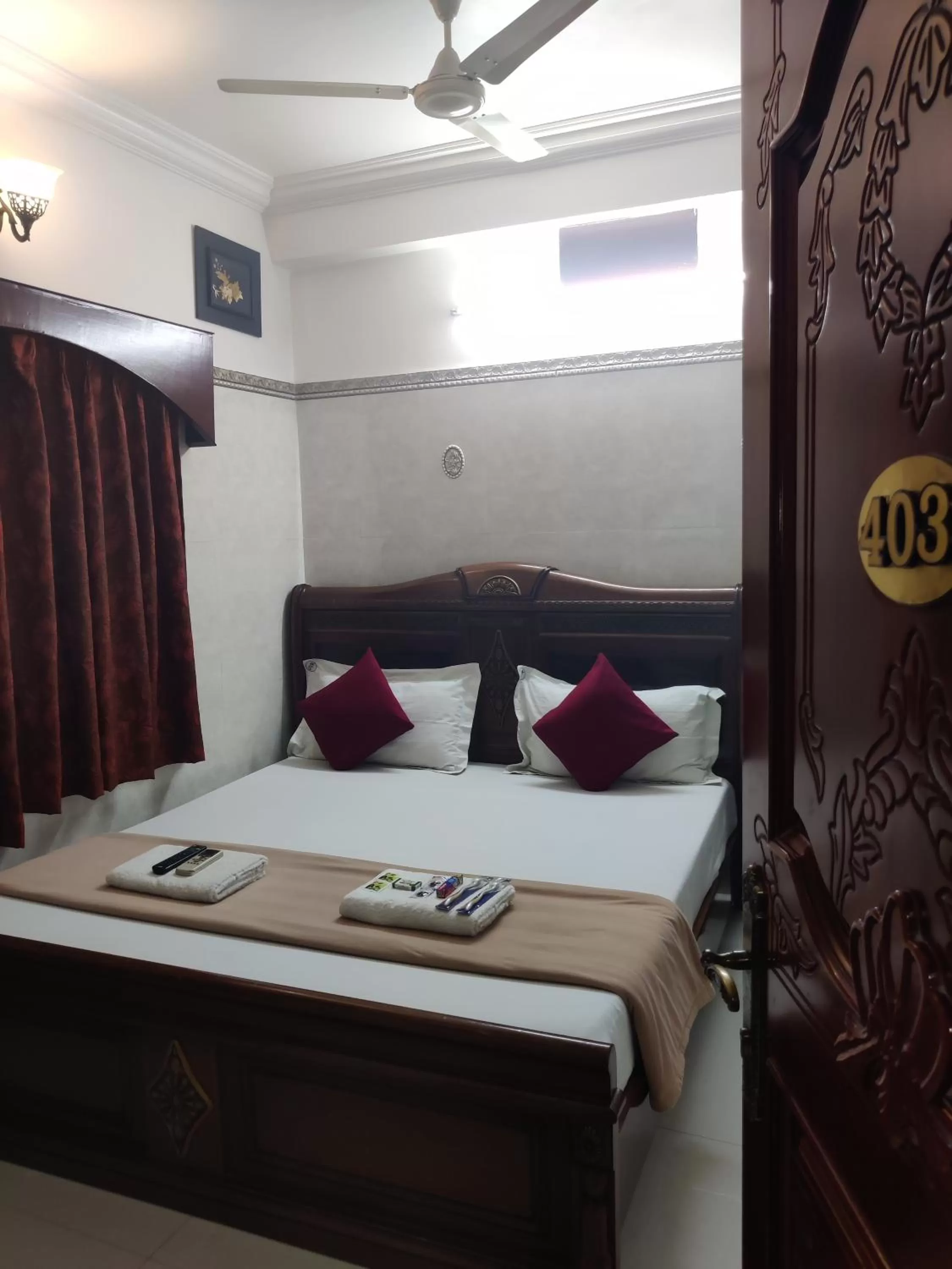 Bedroom, Bed in Grand View Residency Chennai