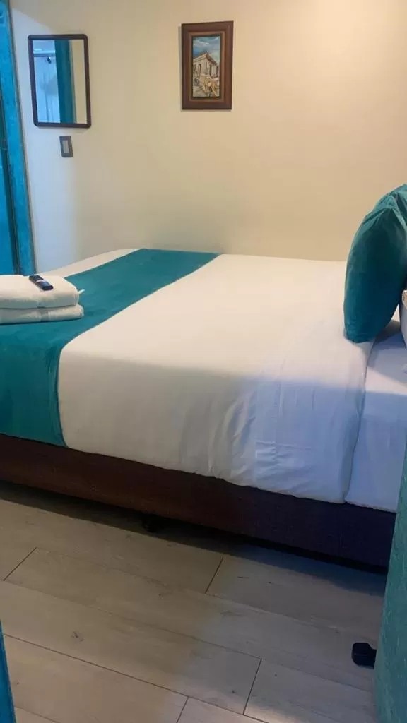 Bed in Hotel Casa Antigua