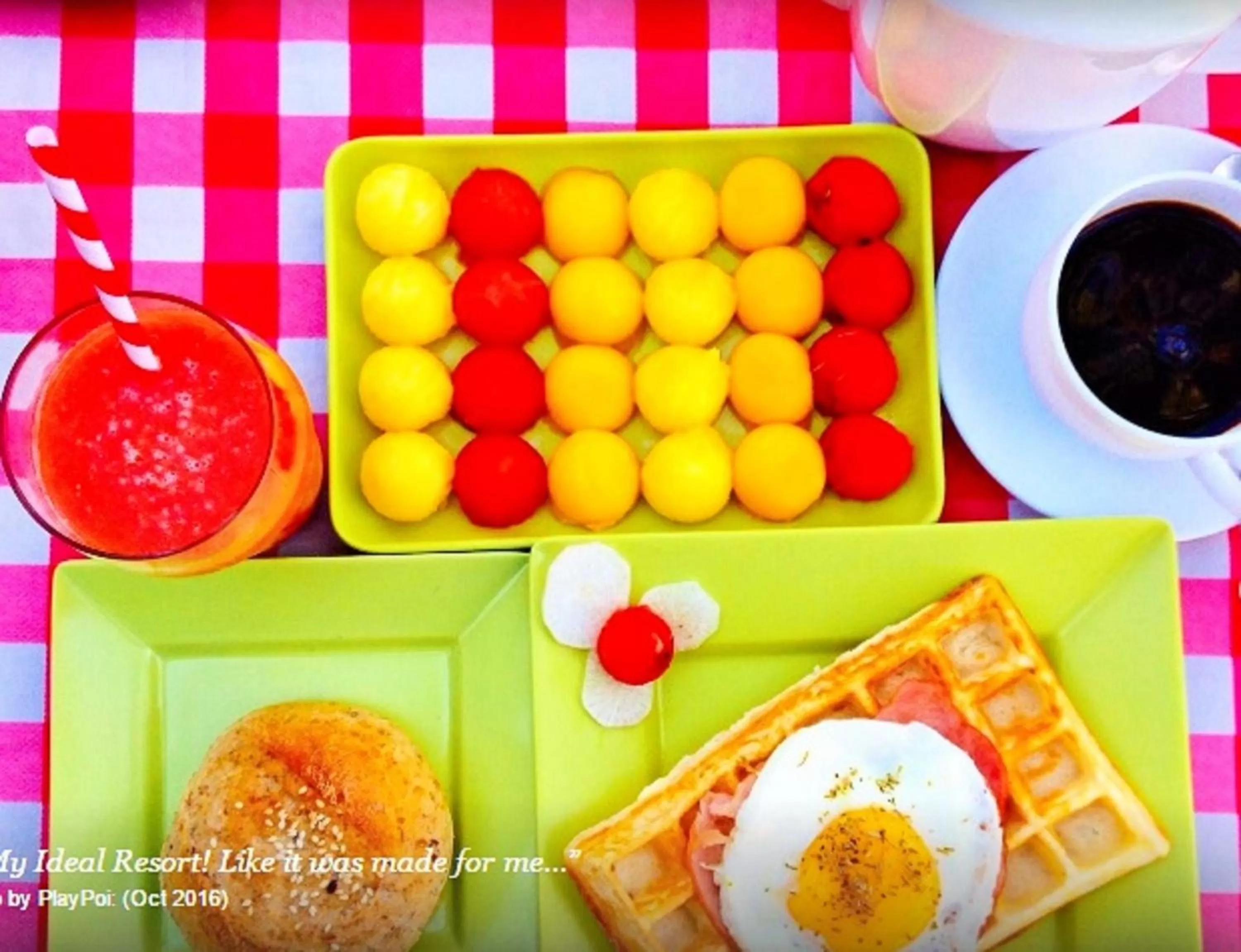 Continental breakfast in SomeWhere Else Boutique Resort