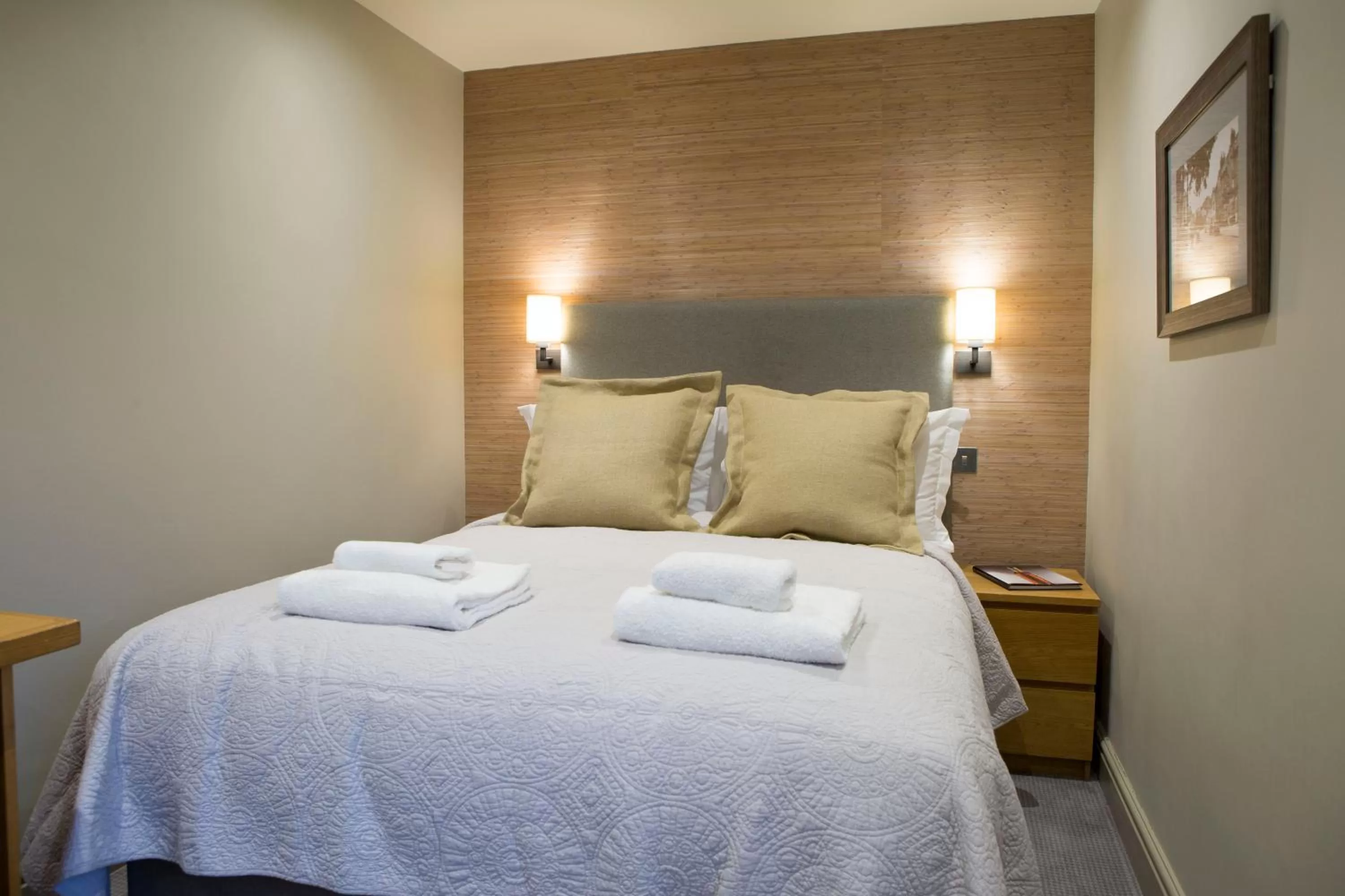 Bed in The Legh Arms Prestbury