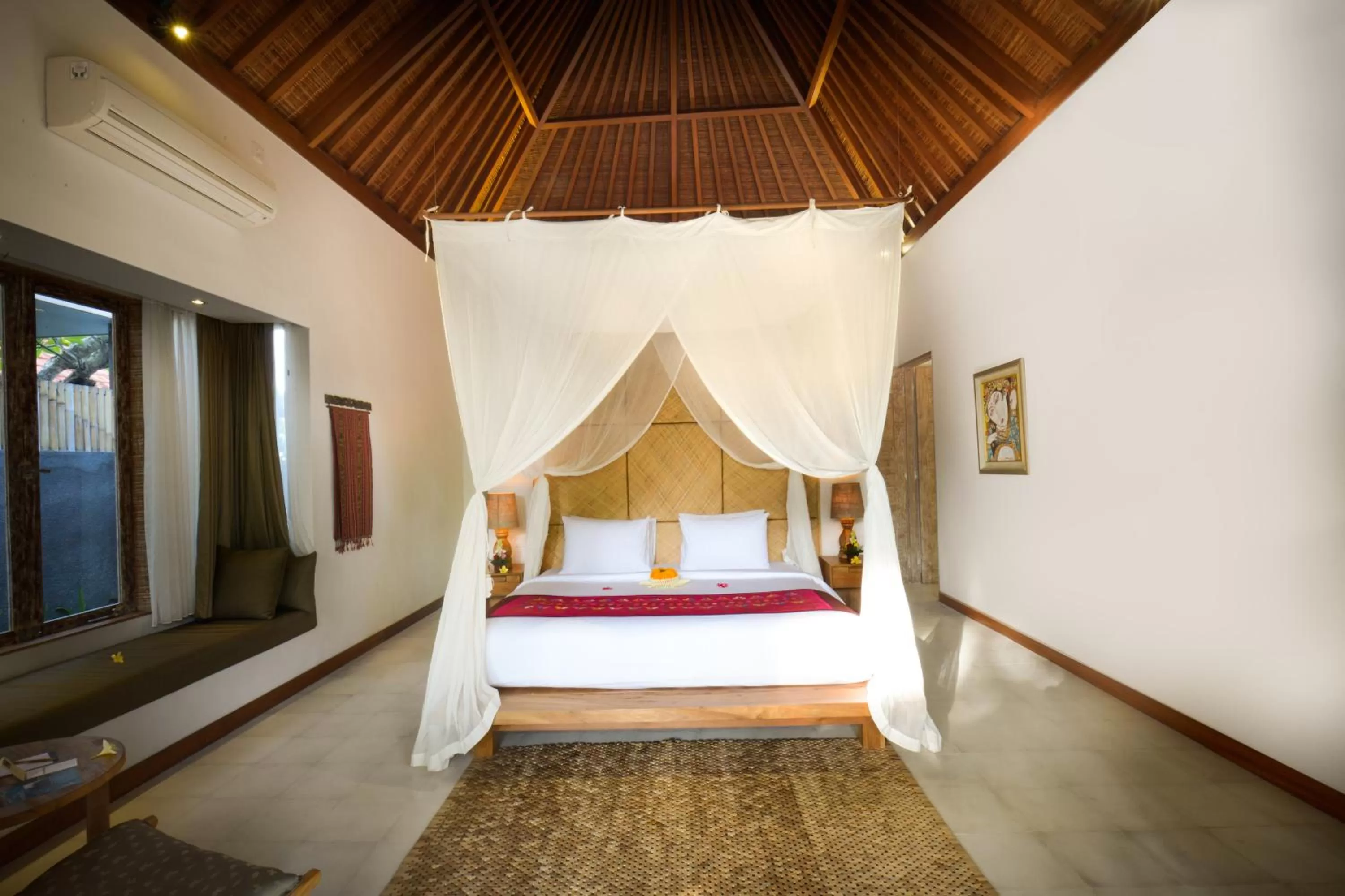 Bed in Purana Boutique Resort