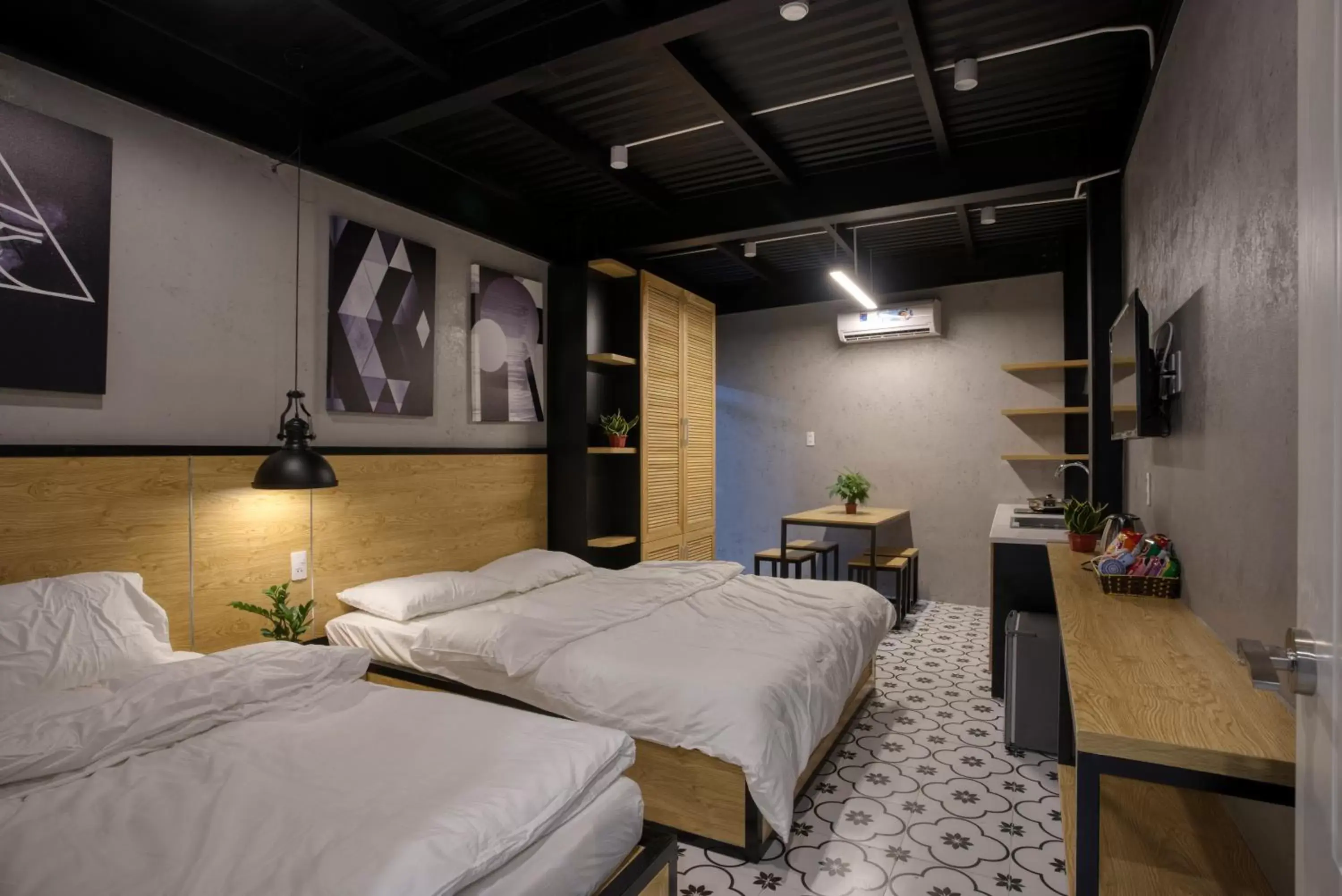 Triple Room with City View in THE NEST QUANG BINH Triple Room with City View in THE NEST QUANG BINH