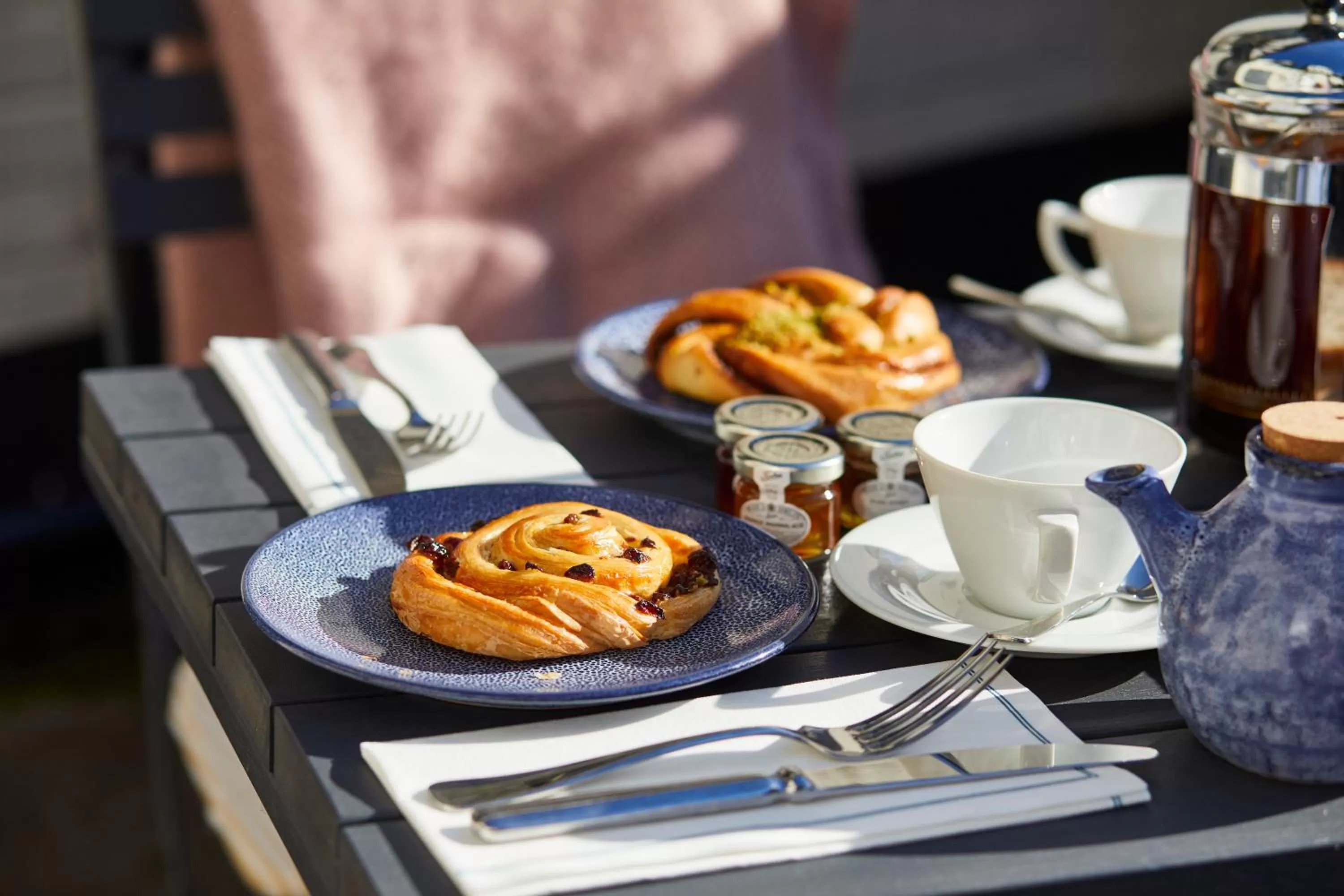 Food close-up in The Great House, Sonning, Berkshire