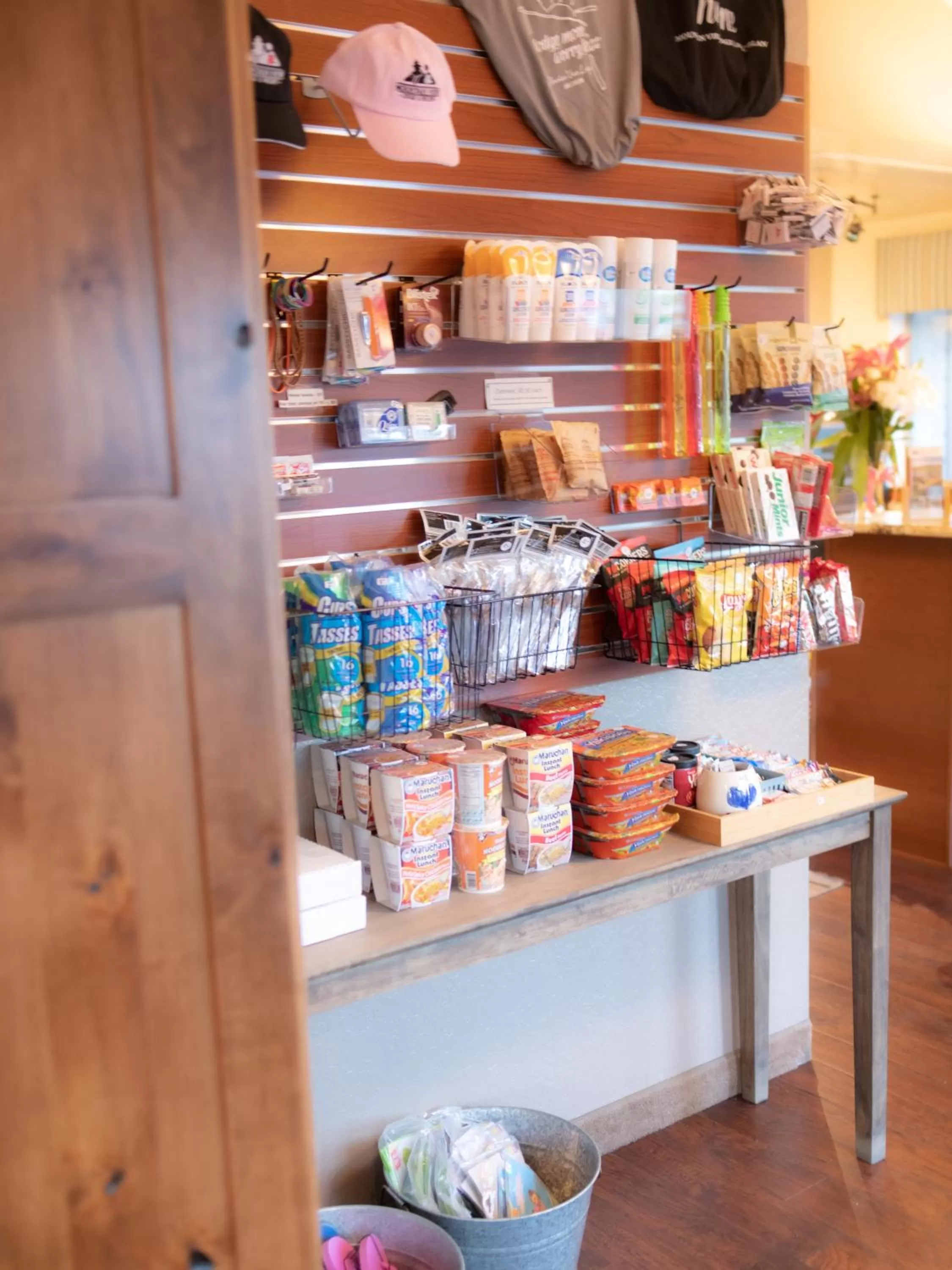 Food and drinks in Mountain View Lodge